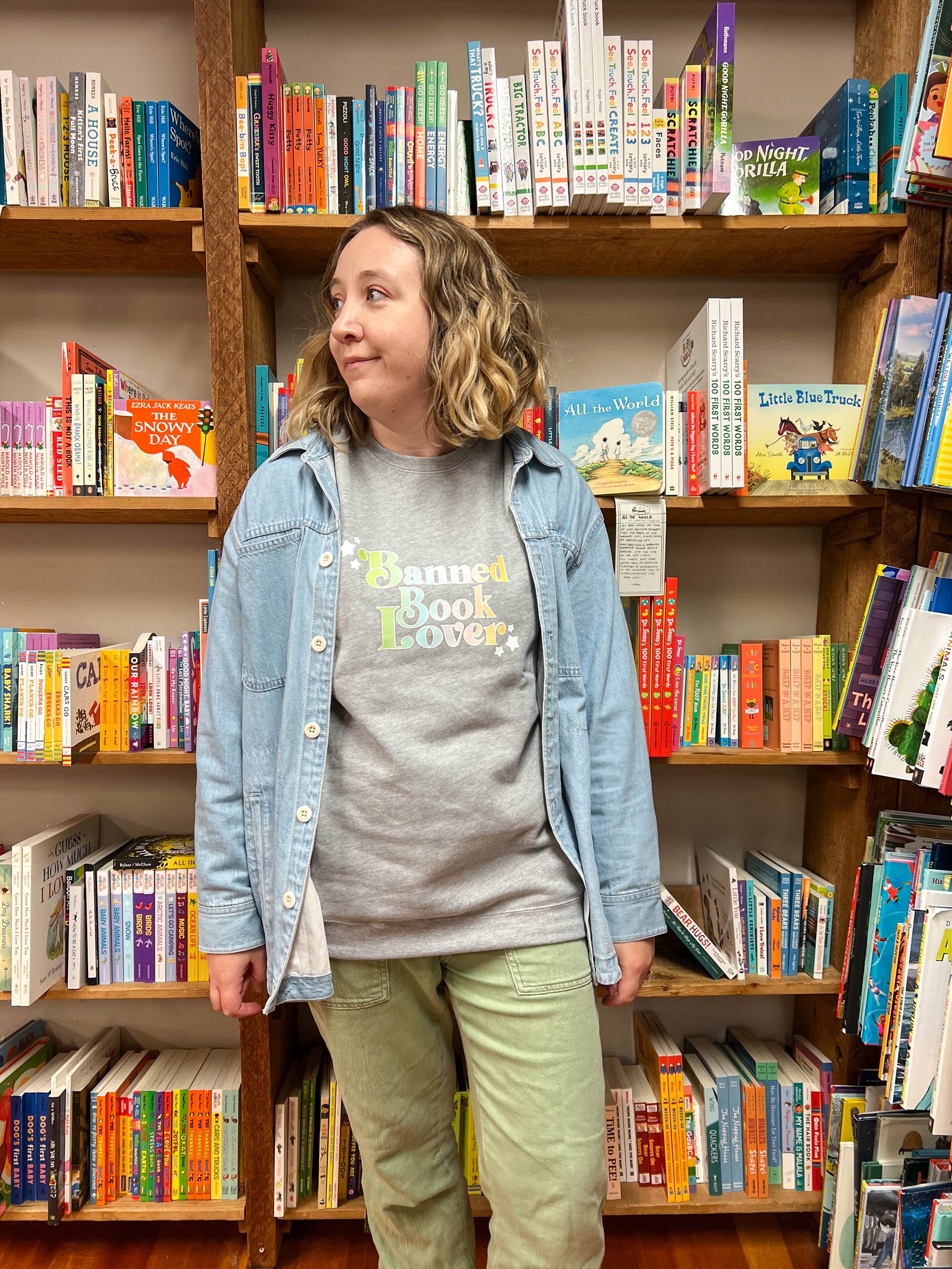 Banned Childrens Book Lover Crewneck