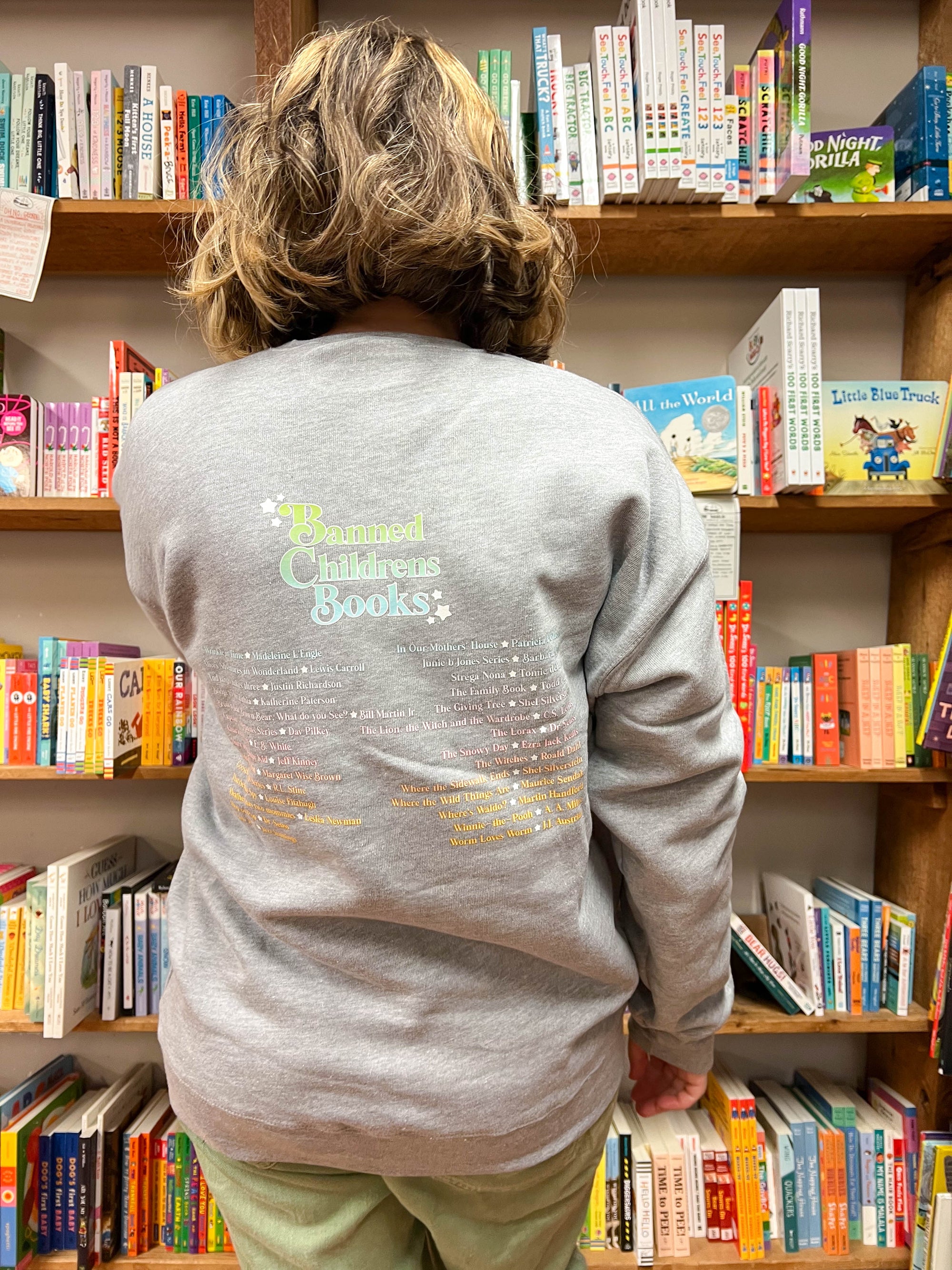 Banned Childrens Book Lover Crewneck