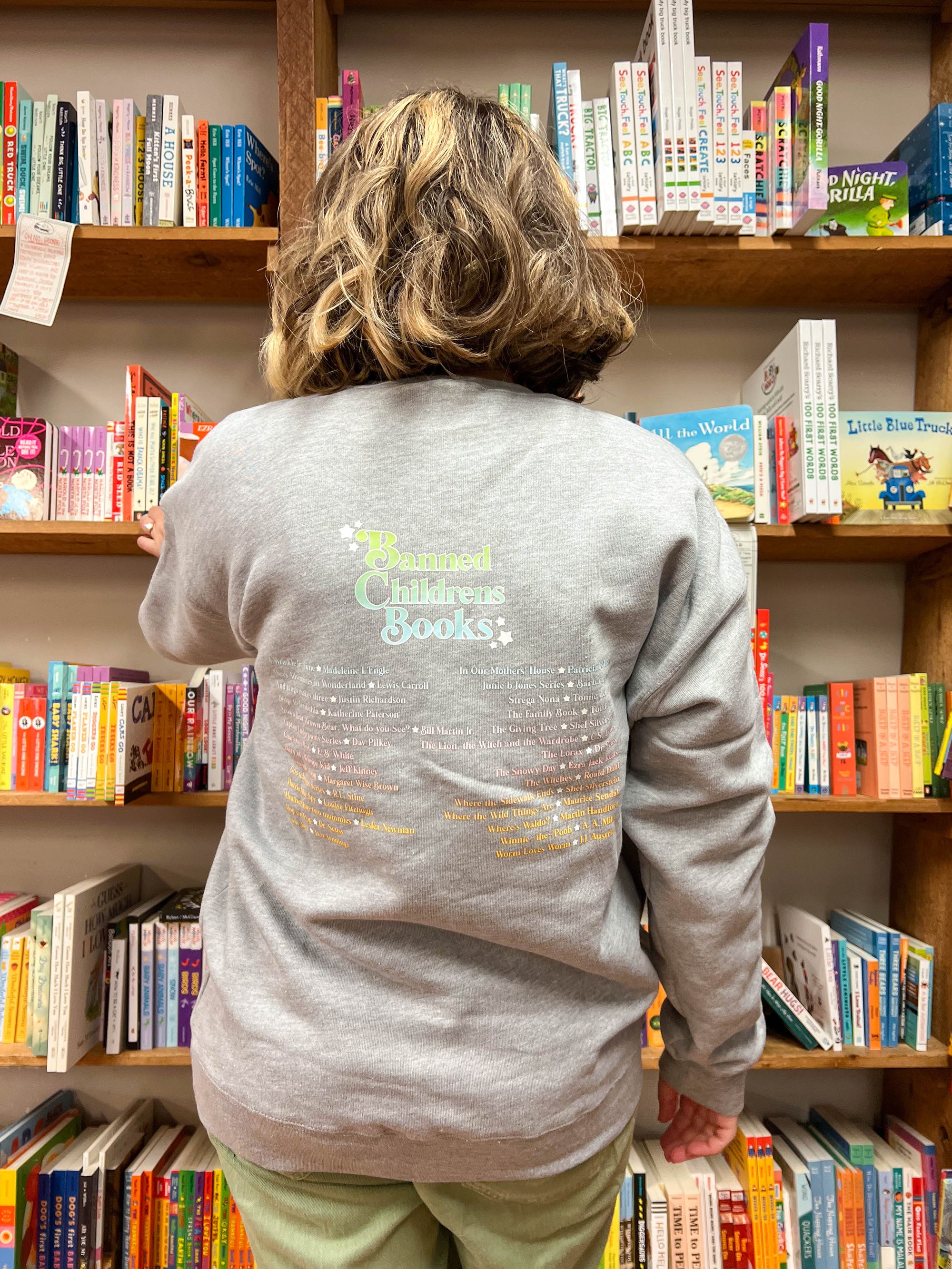 Banned Childrens Book Lover Crewneck