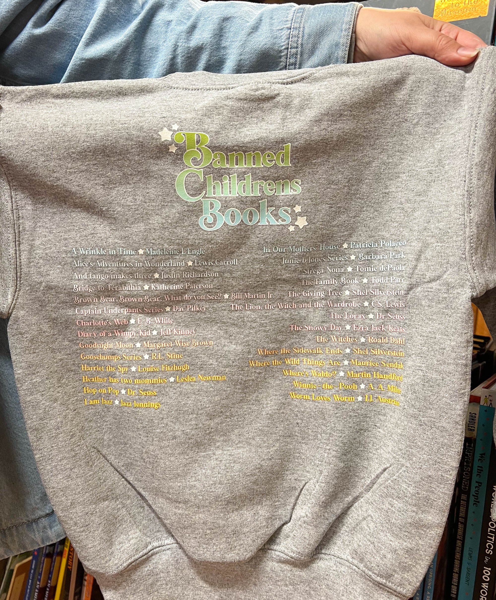 Banned Children's Book Lover YOUTH Crewneck