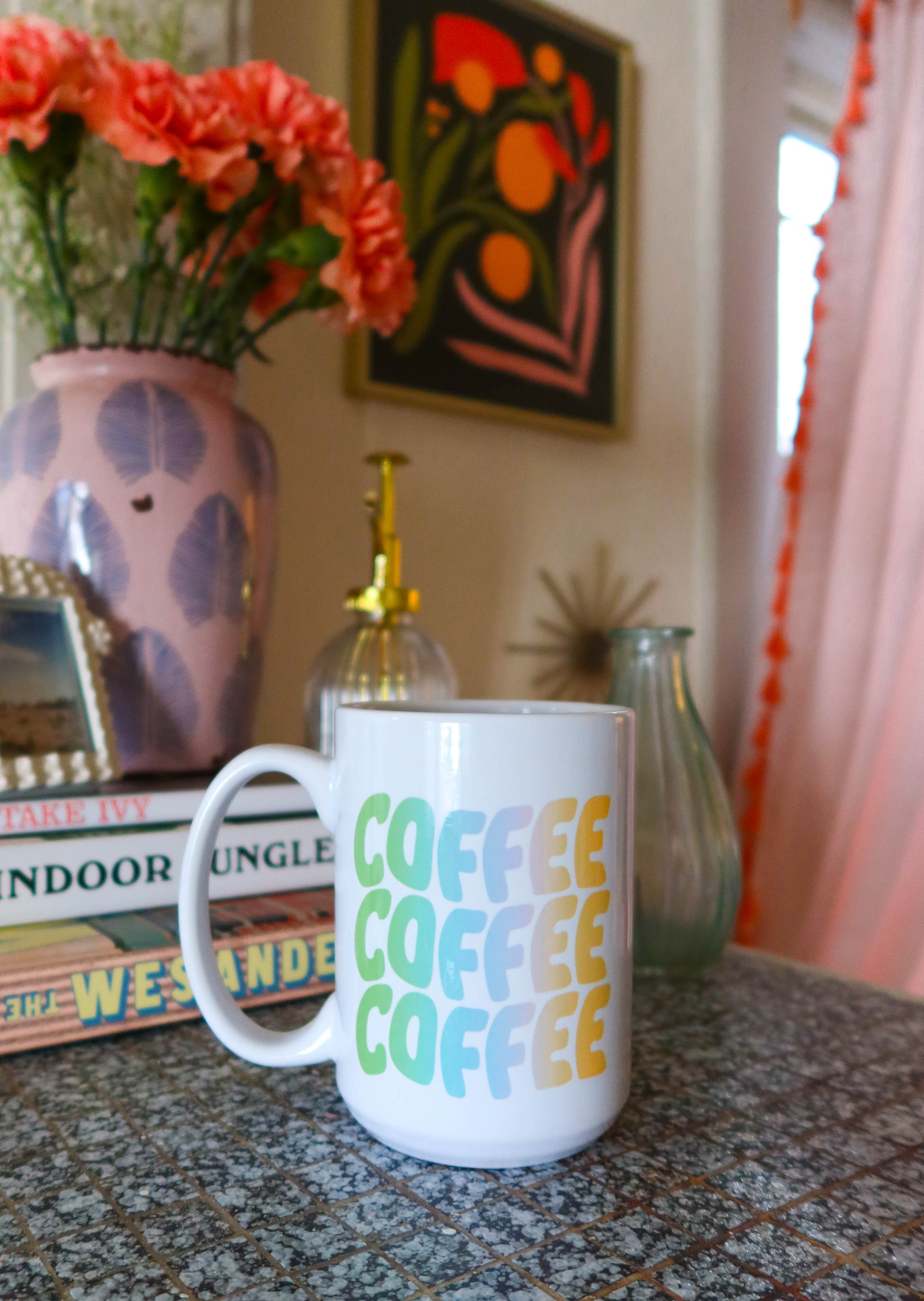 Coffee Coffee Coffee Rainbow Mug