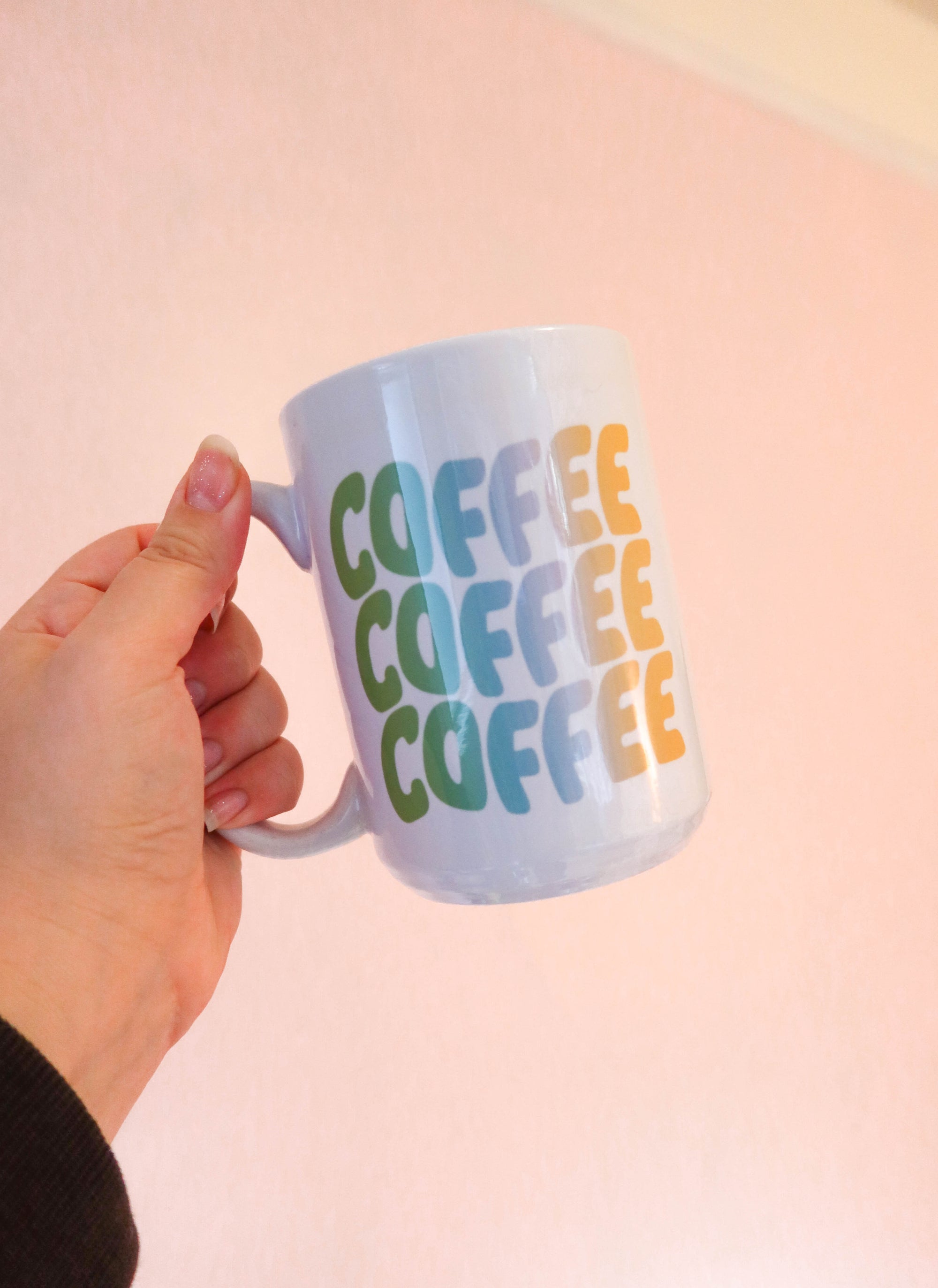 Coffee Coffee Coffee Rainbow Mug