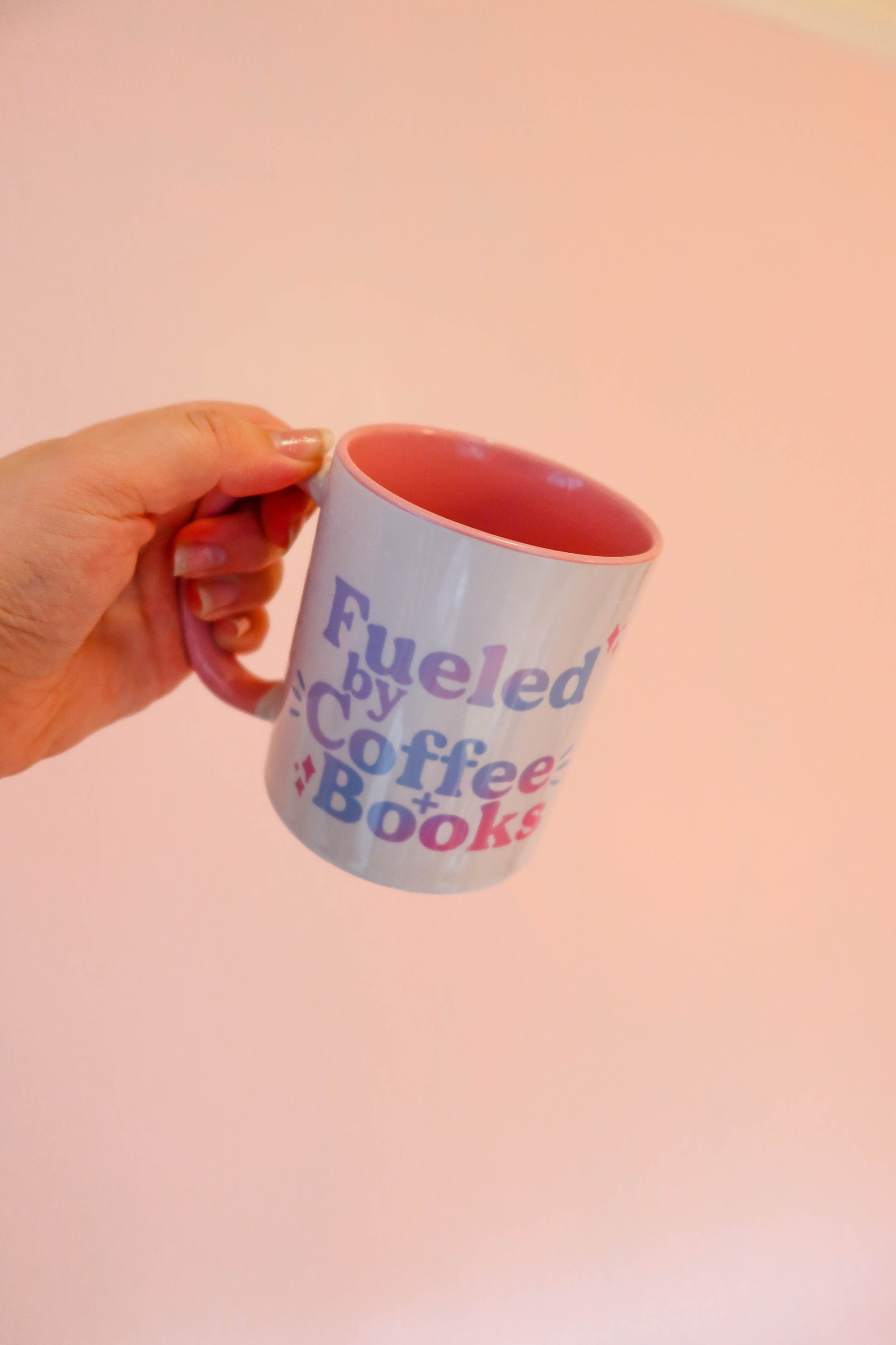 Fueled by Coffee + Books Mug