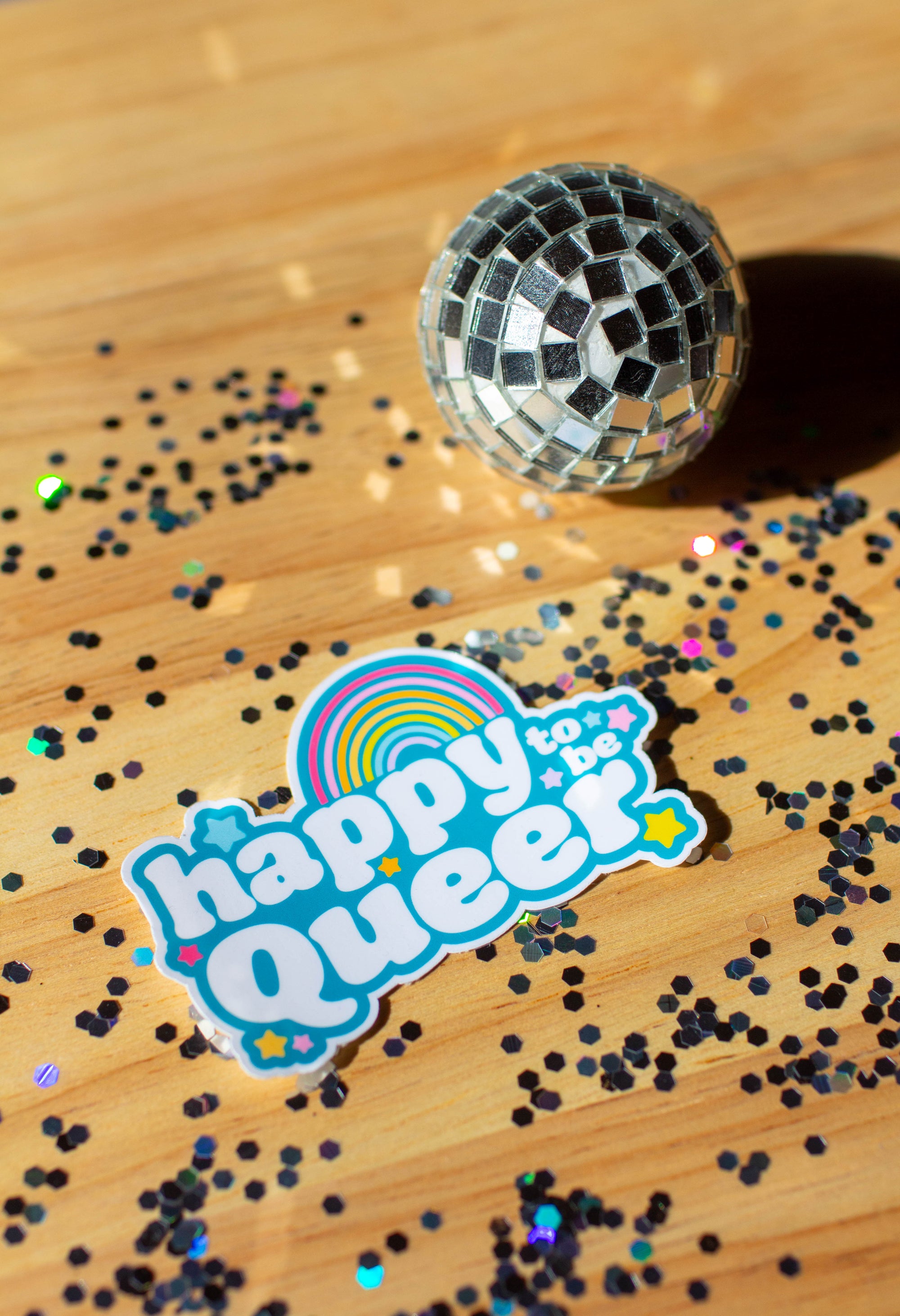 happy to be Queer Sticker