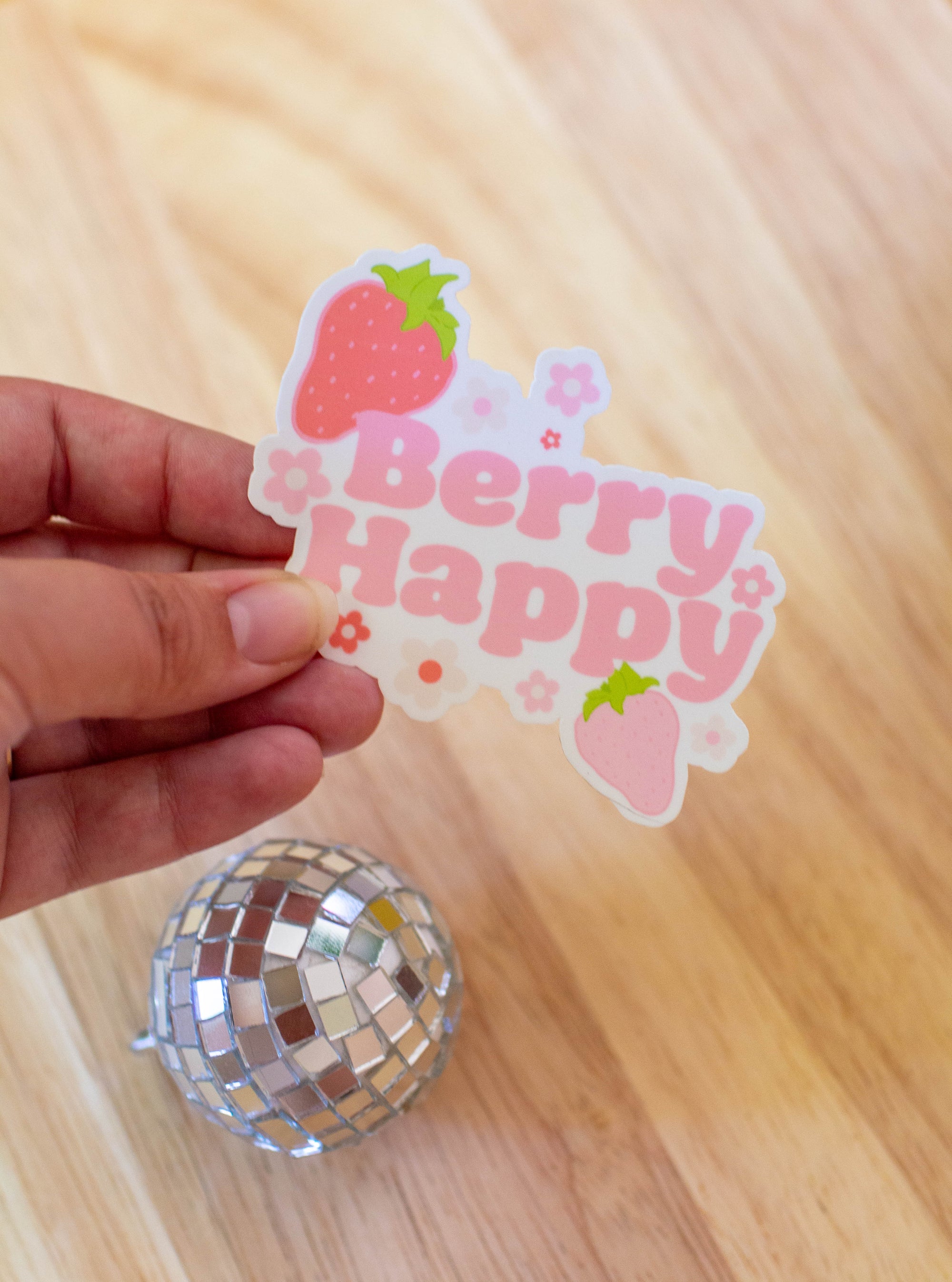 Berry Happy Sticker