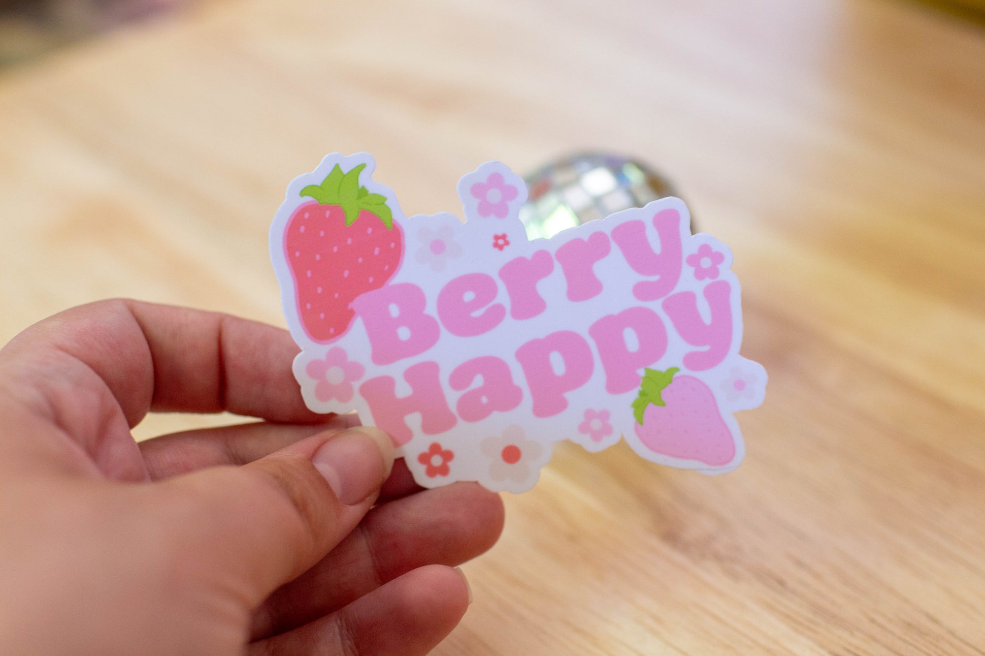 Berry Happy Sticker