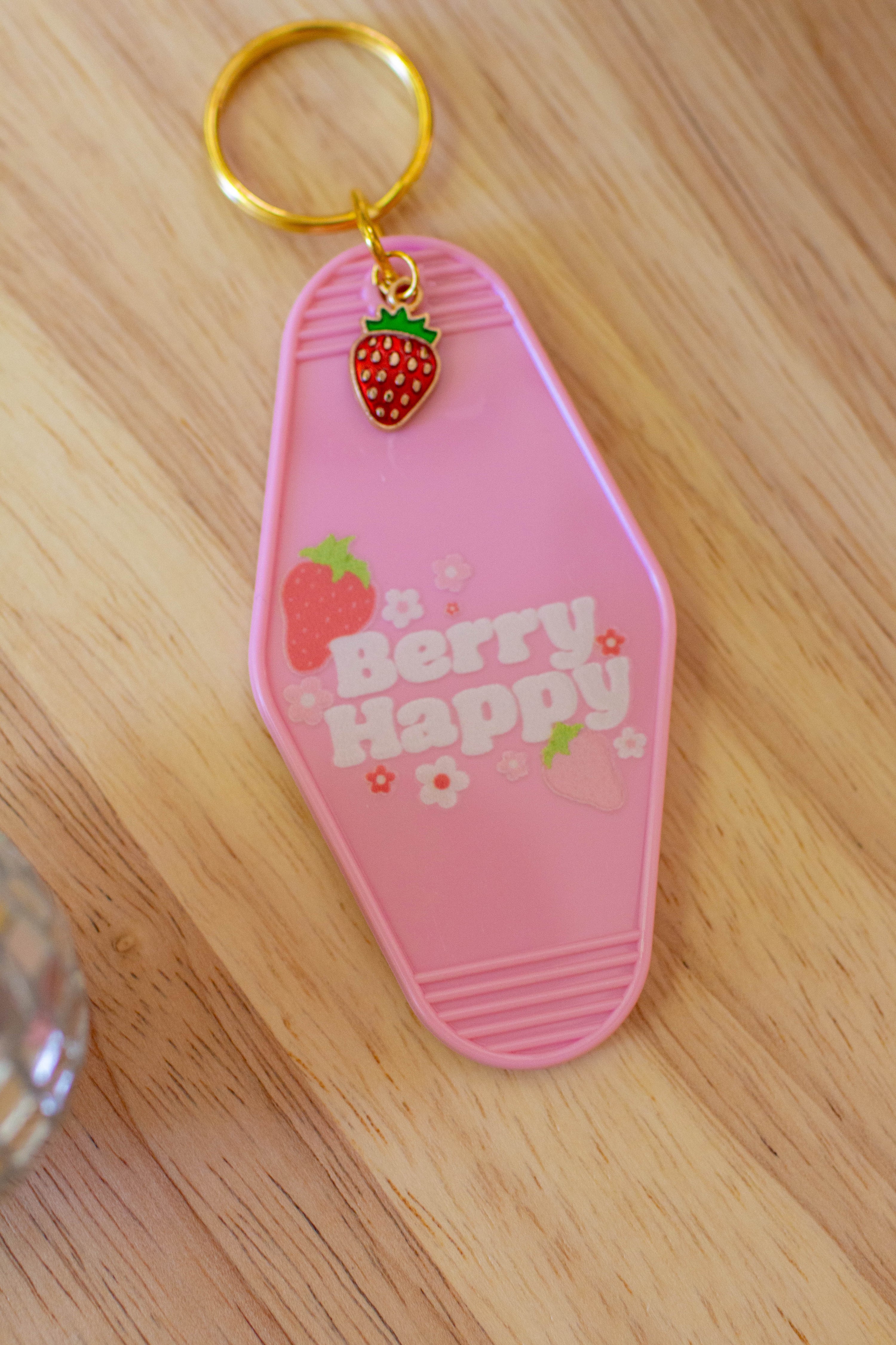 Berry Happy Keychain