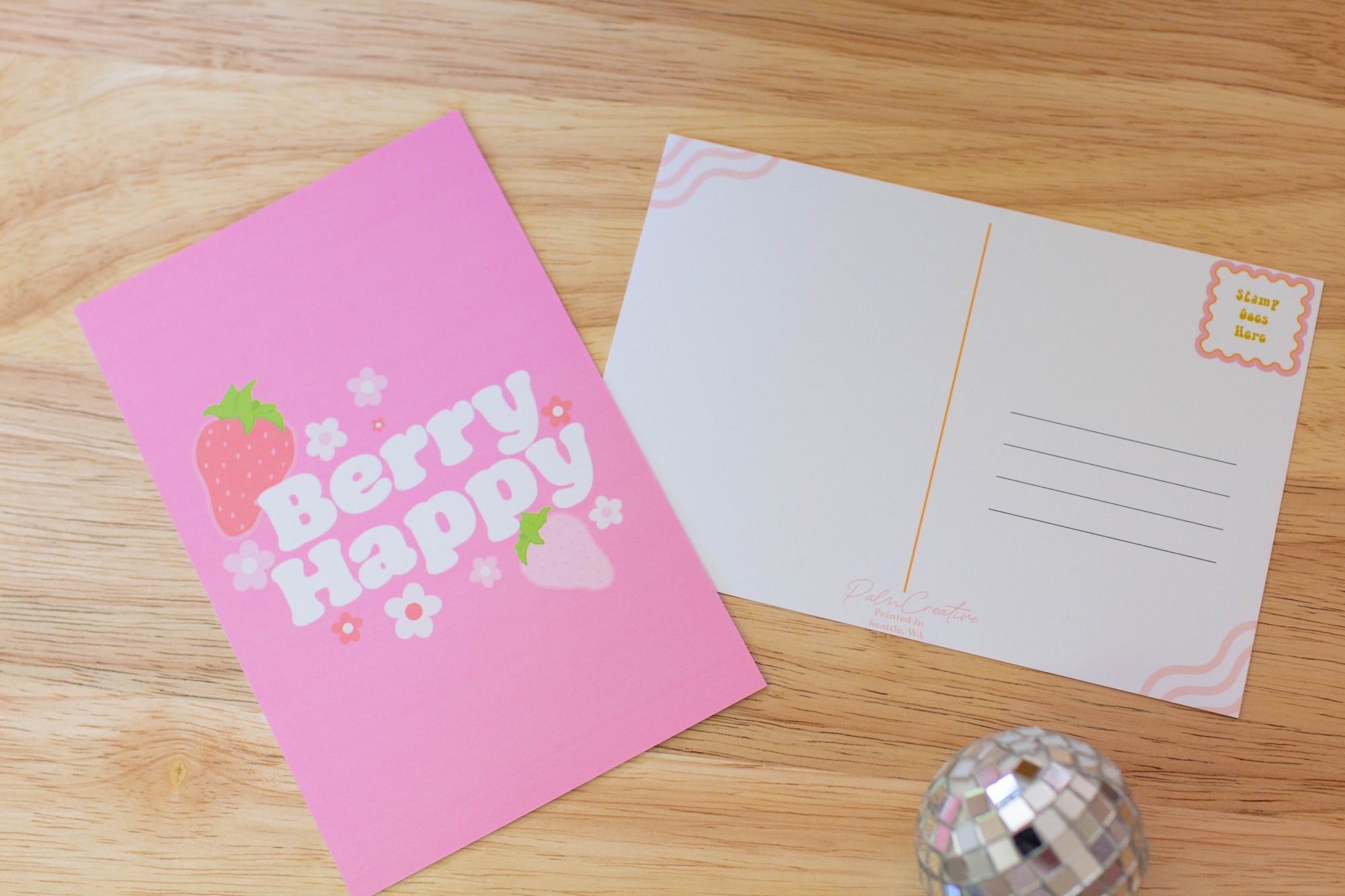 Berry Happy Postcard