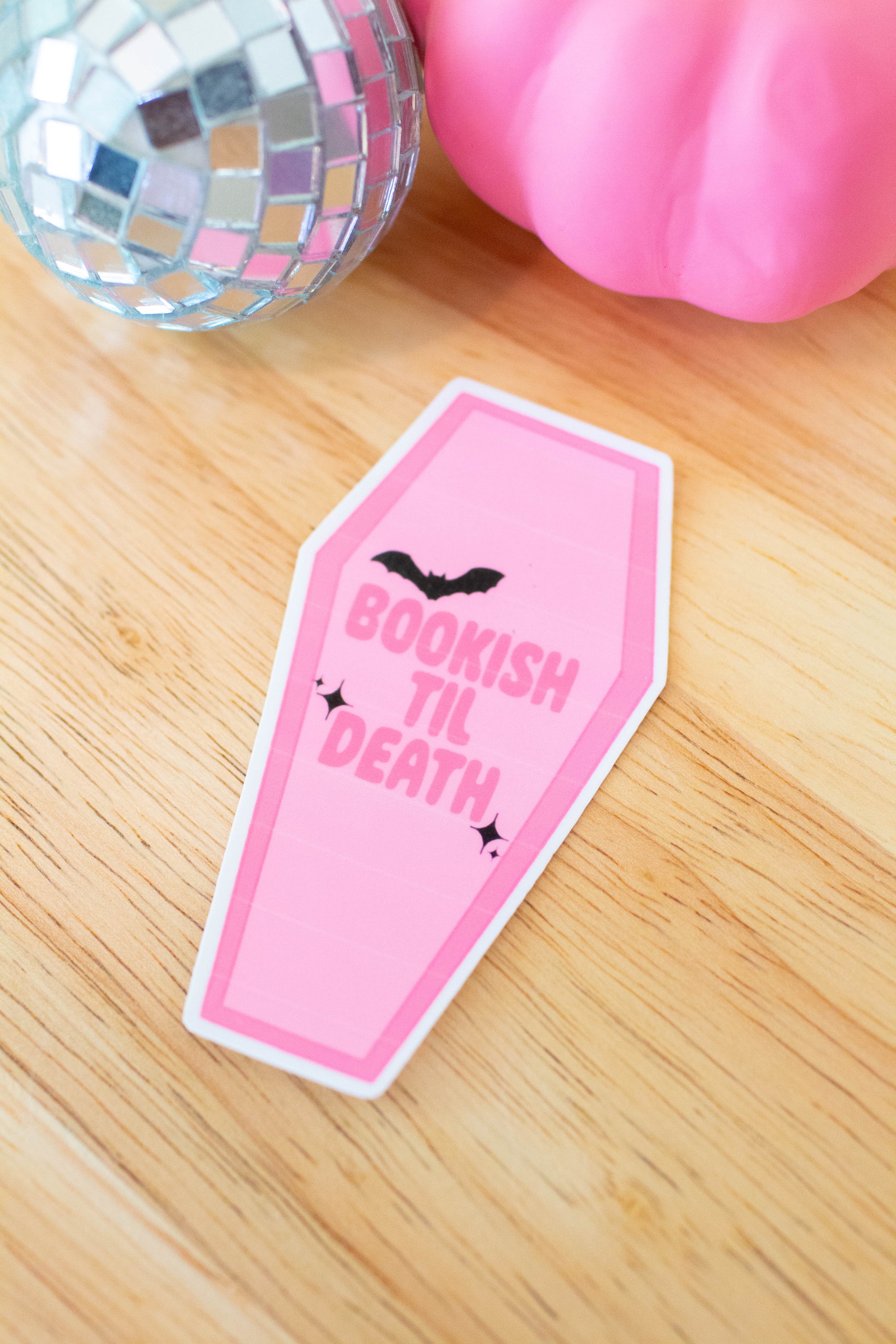 Bookish Til Death Sticker