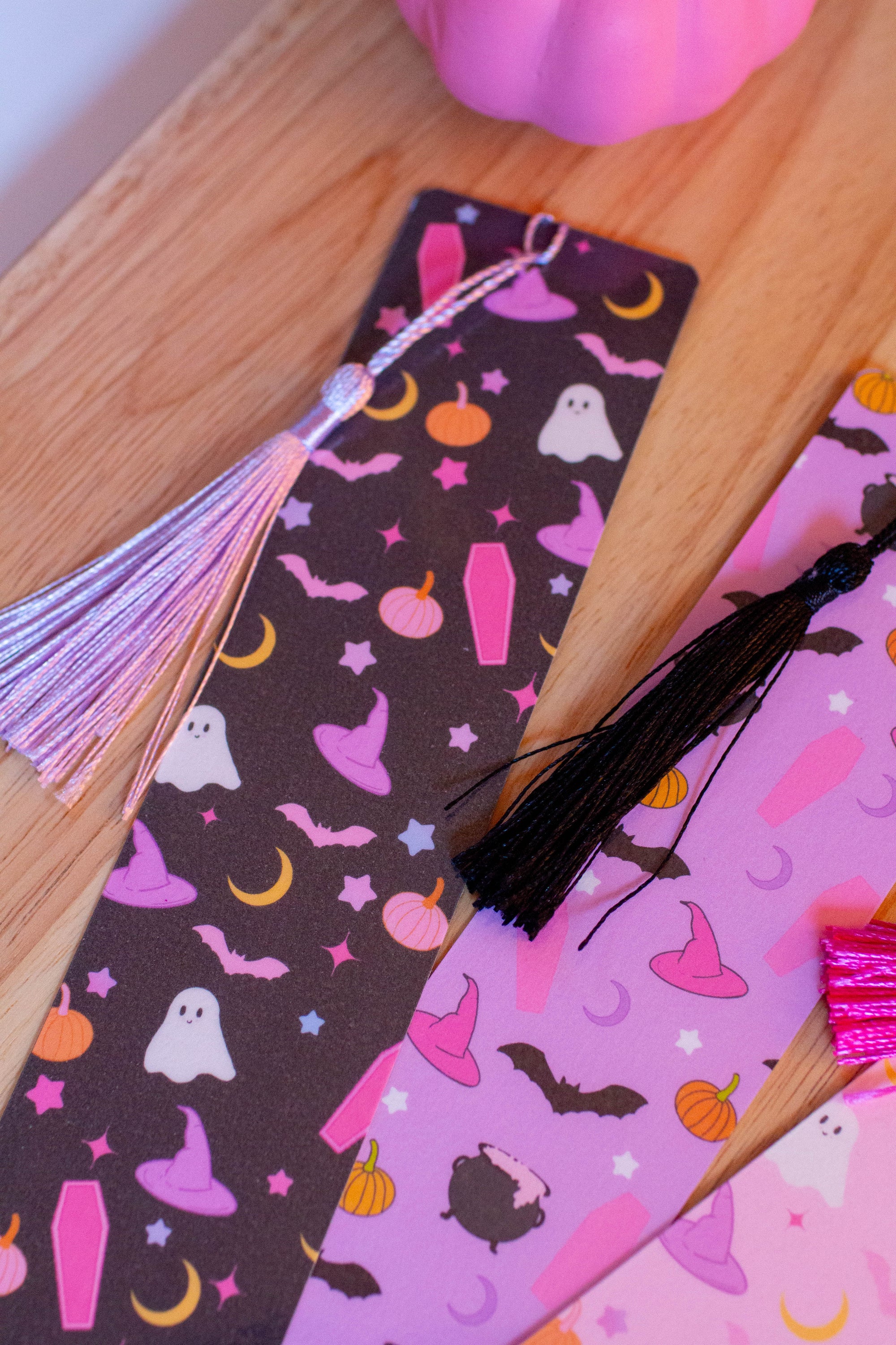 Pastel Halloween Bookmarks