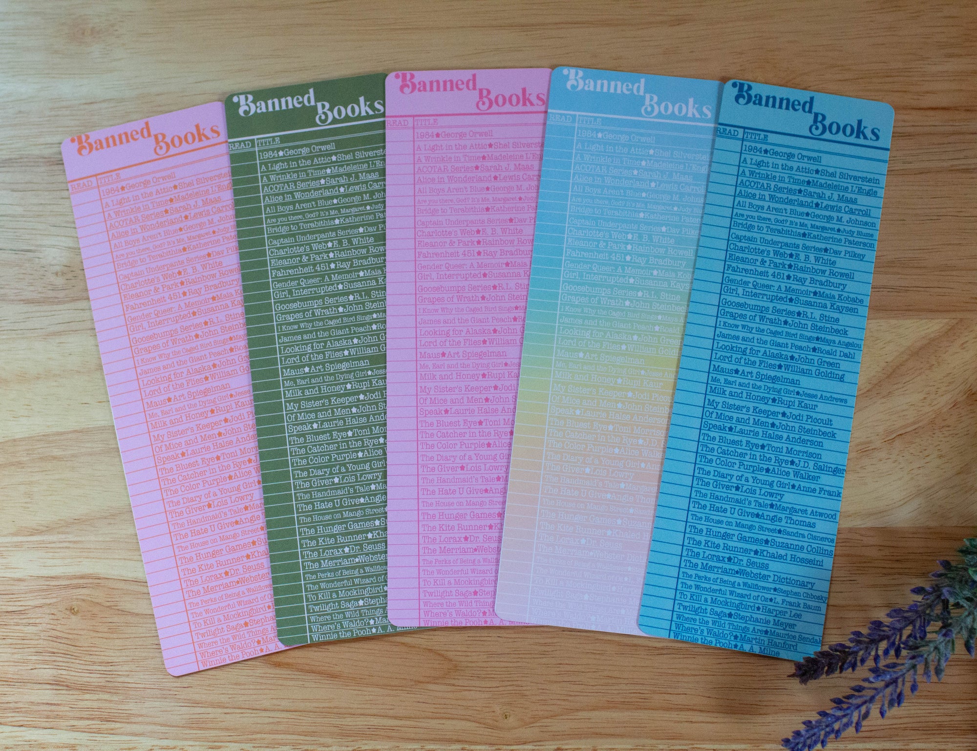 Banned Book Lover Bookmarks