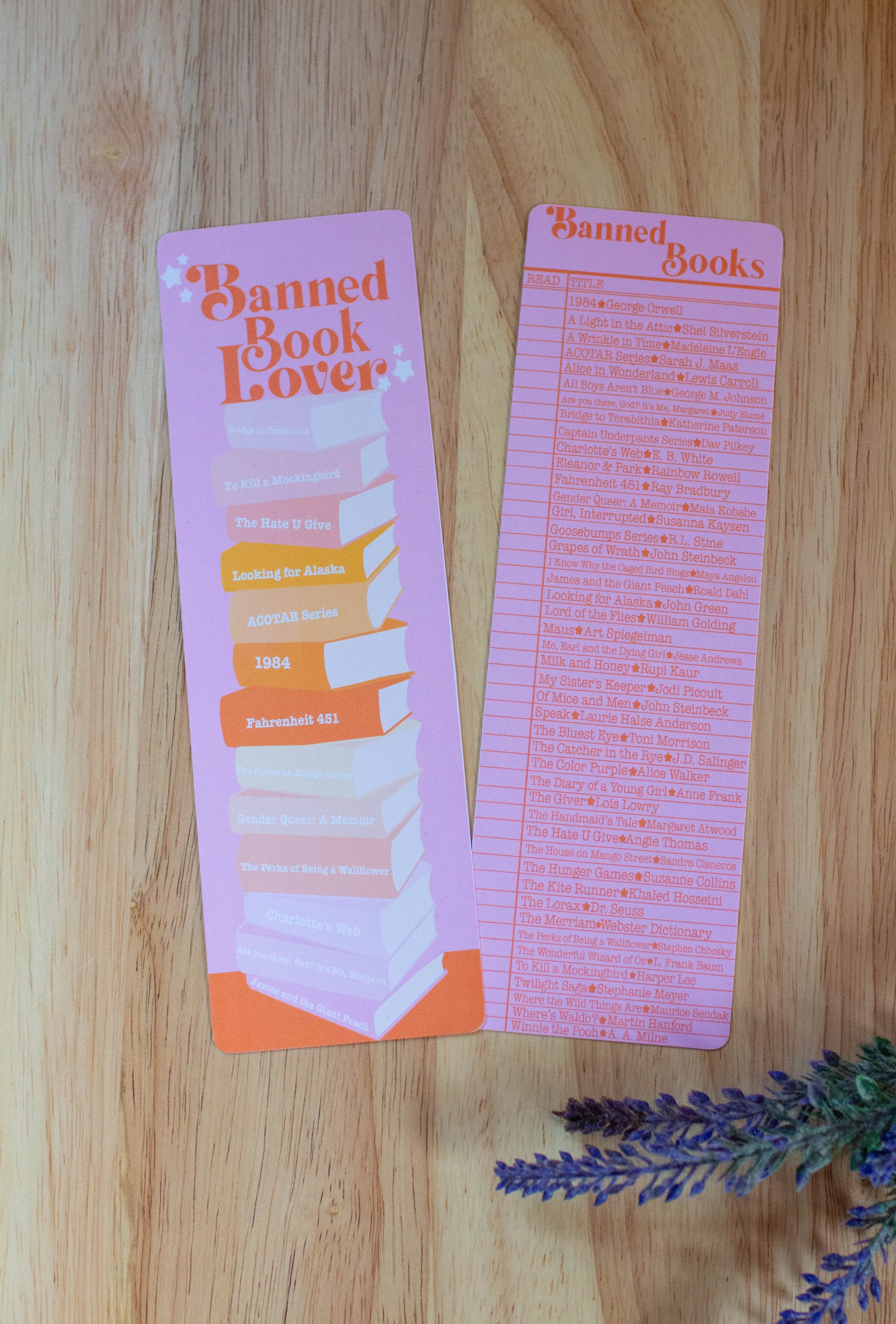 Banned Book Lover Bookmarks