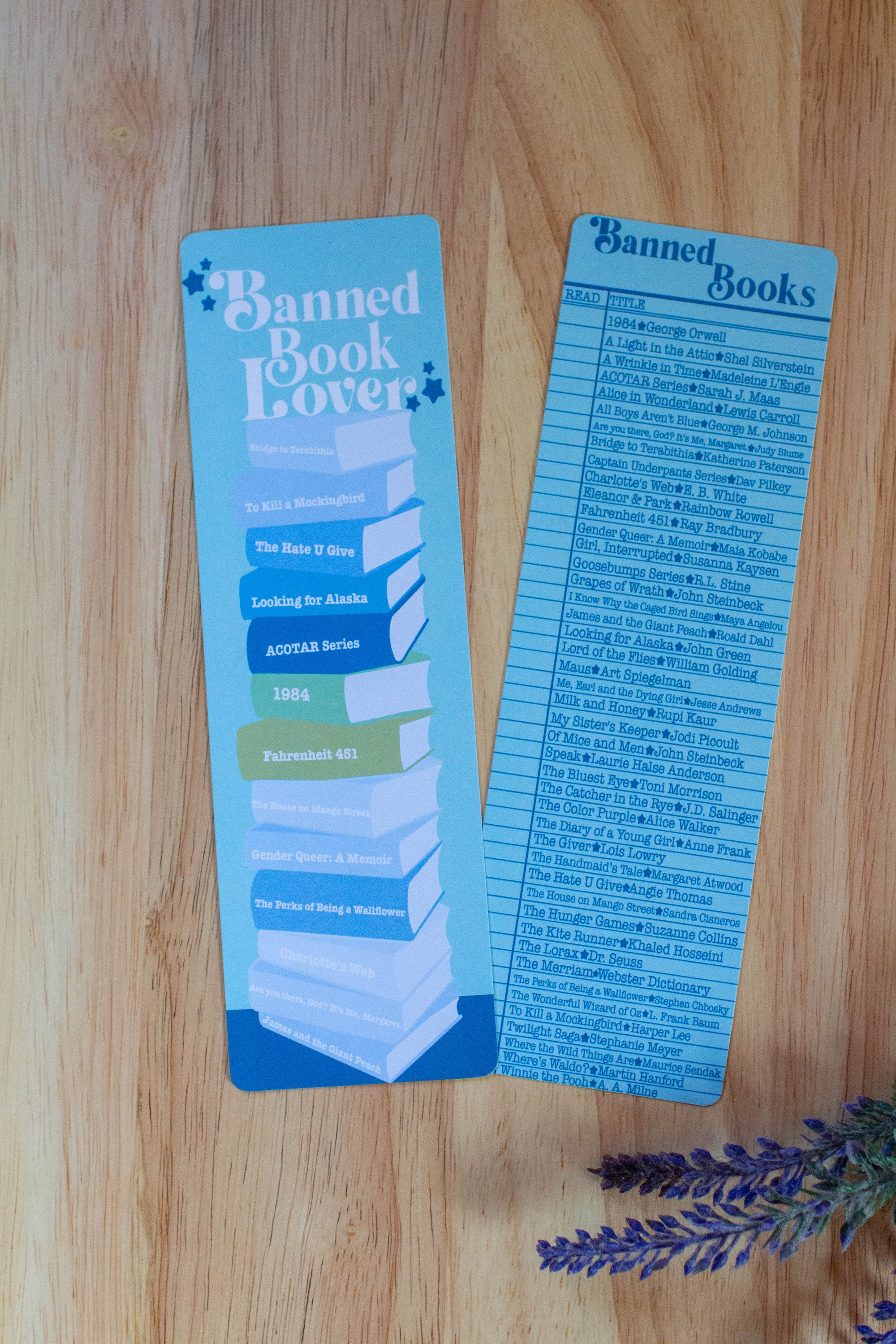 Banned Book Lover Bookmarks