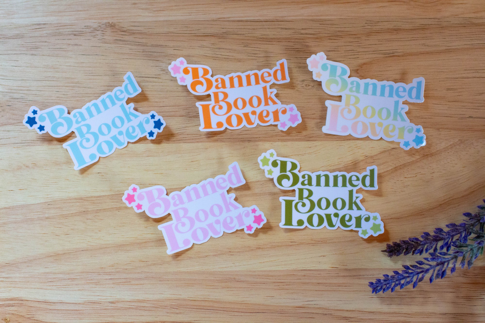 Banned Book Lover Stickers