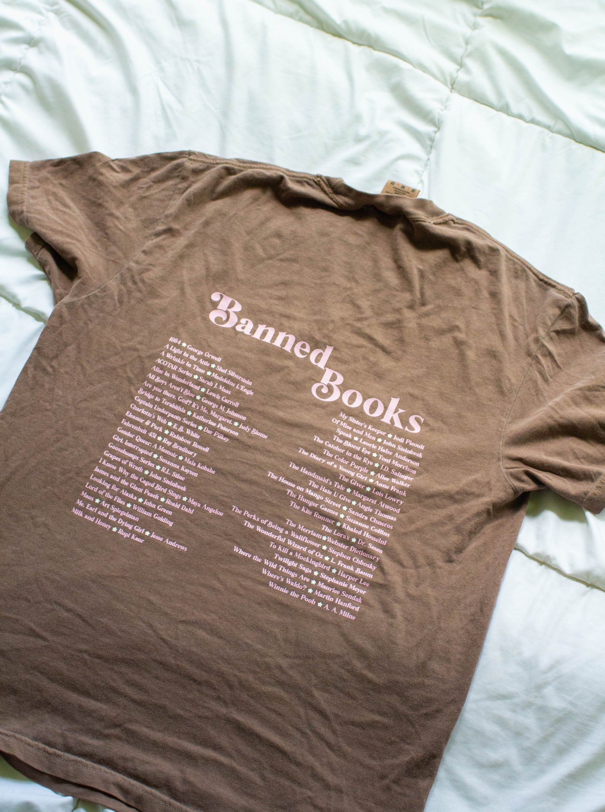 Pink Espresso Banned Book Lover T-Shirt