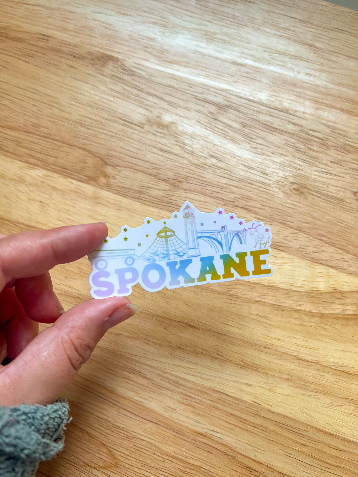 Spokane Sticker Stickers – Palm Creative