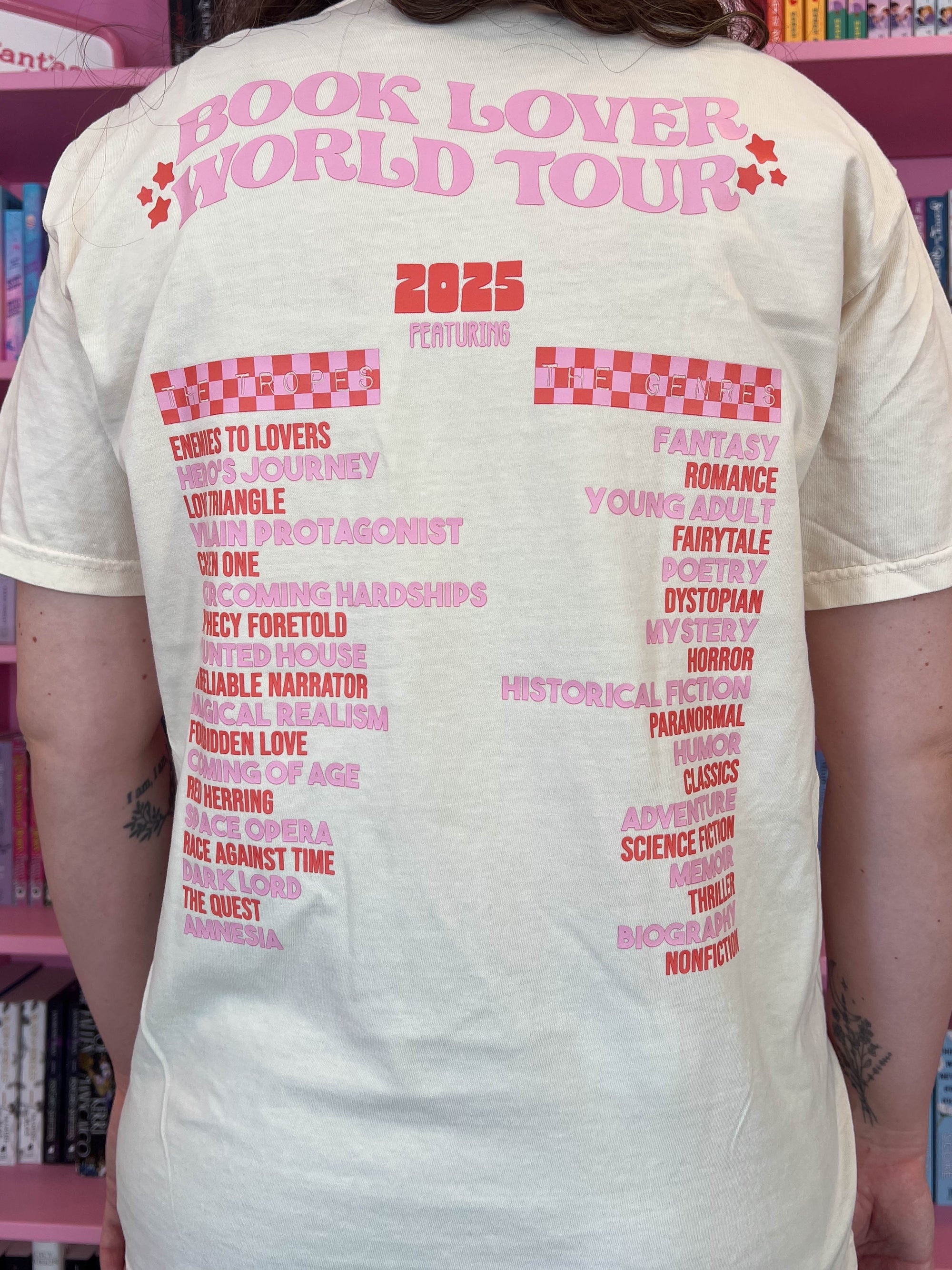 Book Lover World Tour '25 T-Shirt