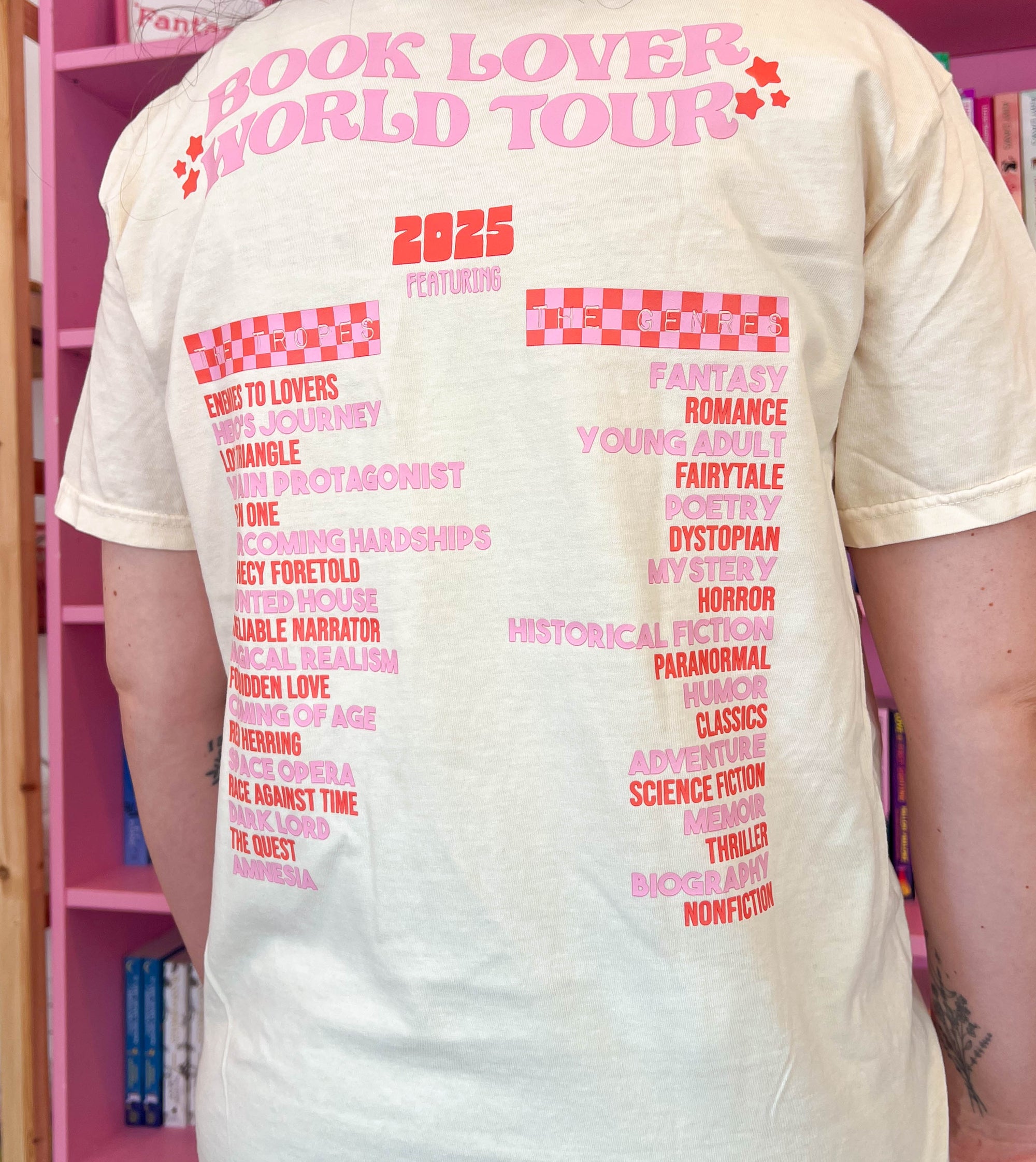 Book Lover World Tour '25 T-Shirt