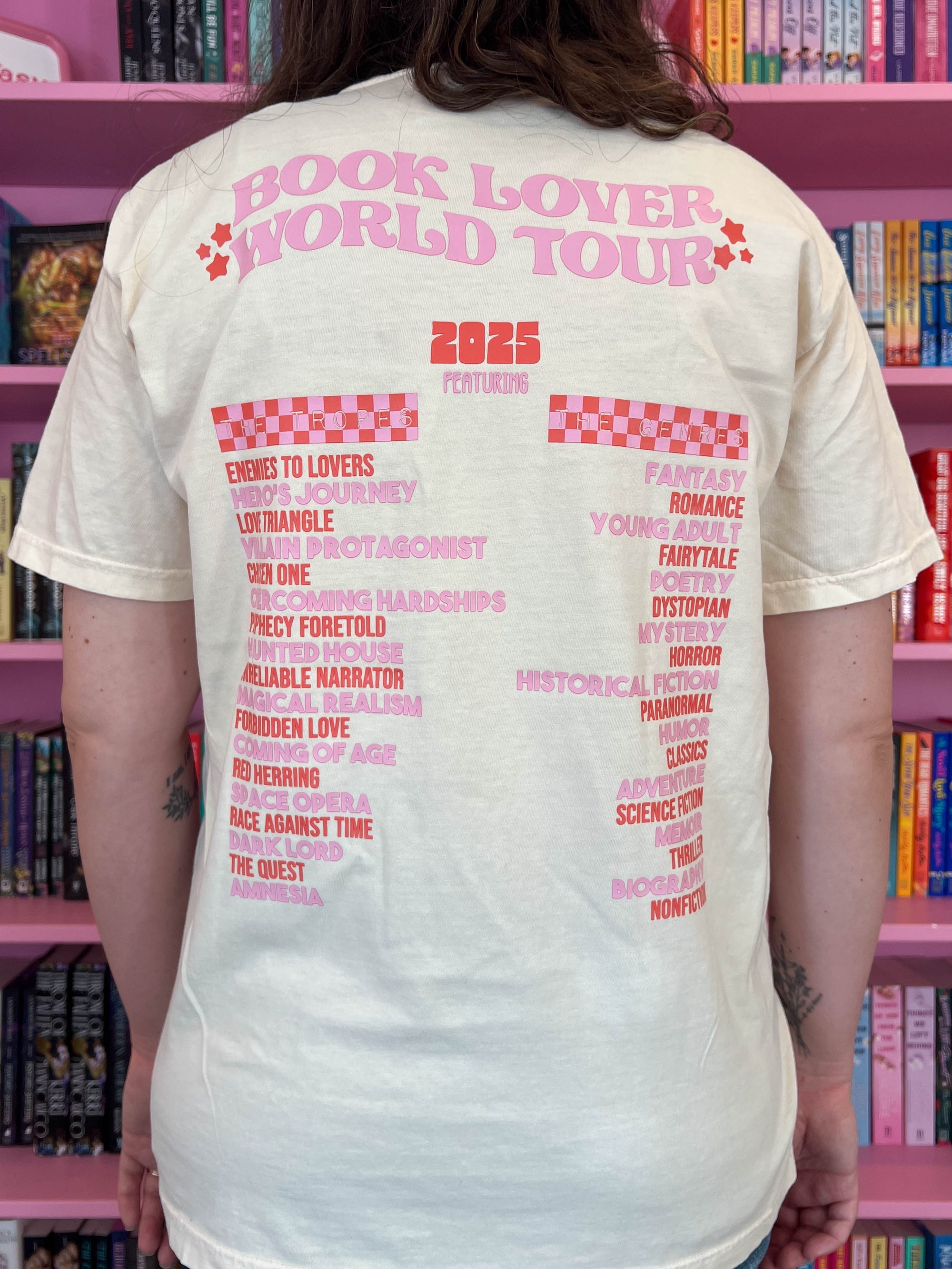Book Lover World Tour '25 T-Shirt