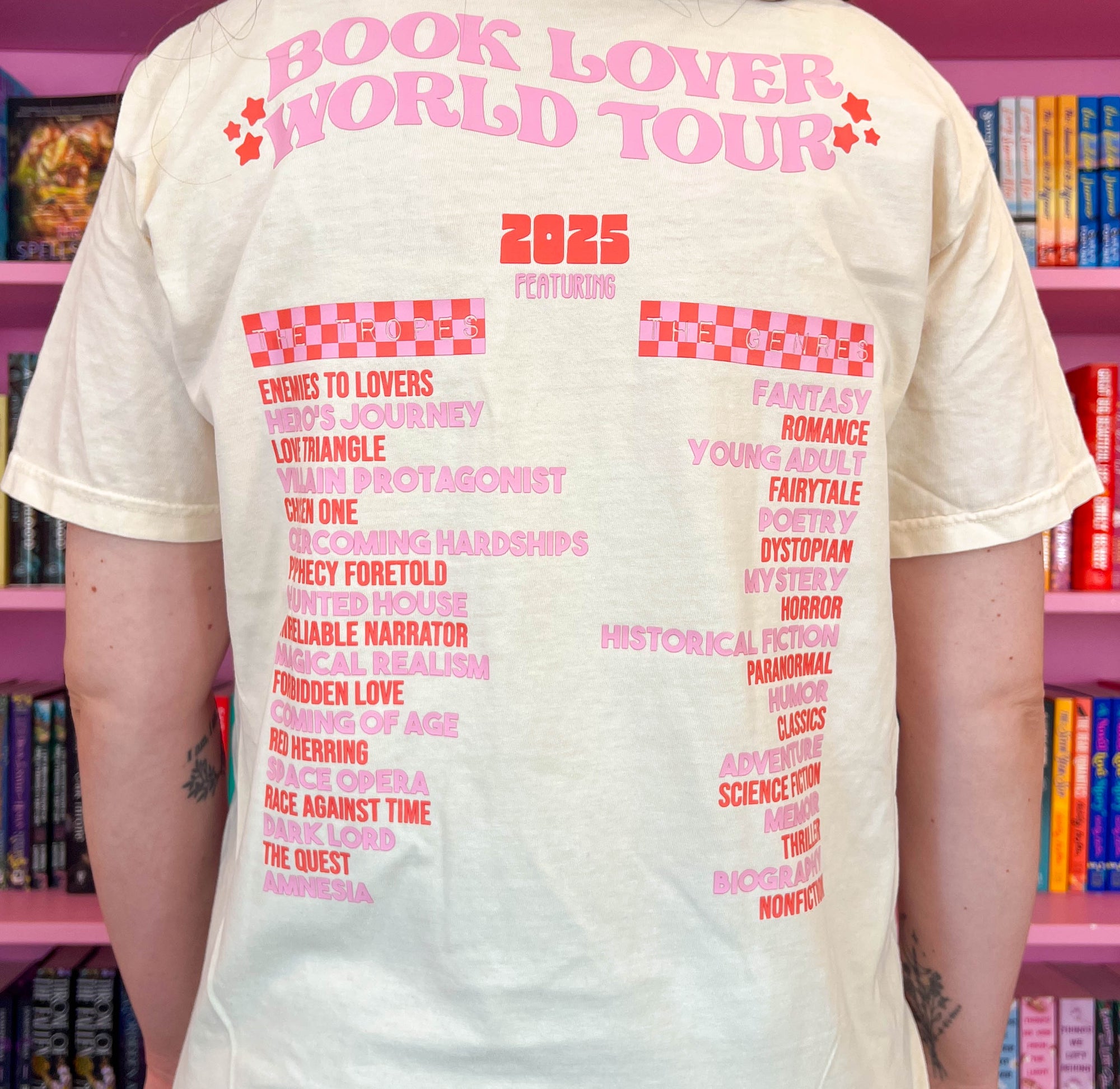 Book Lover World Tour '25 T-Shirt