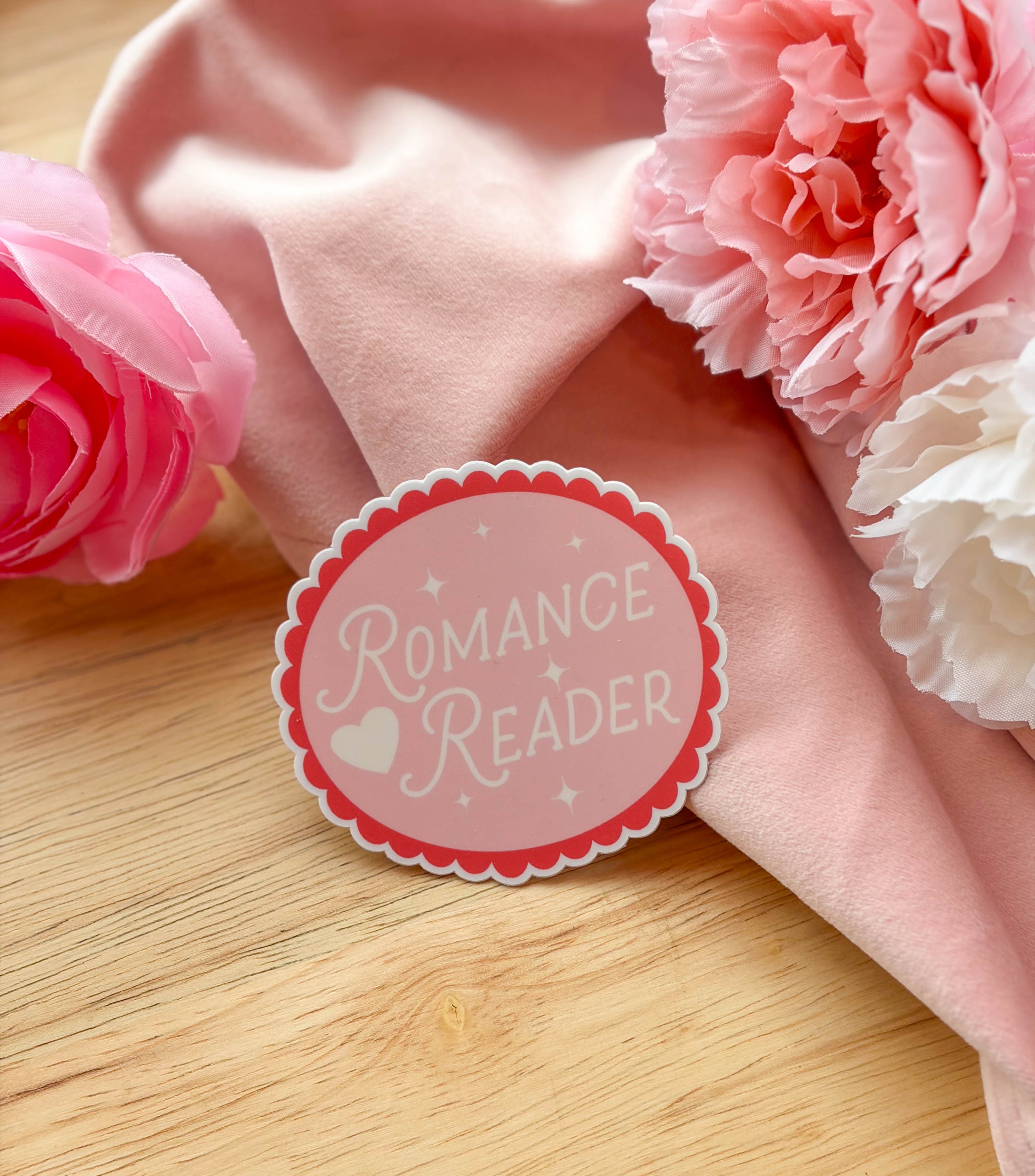 Romance Reader Sticker