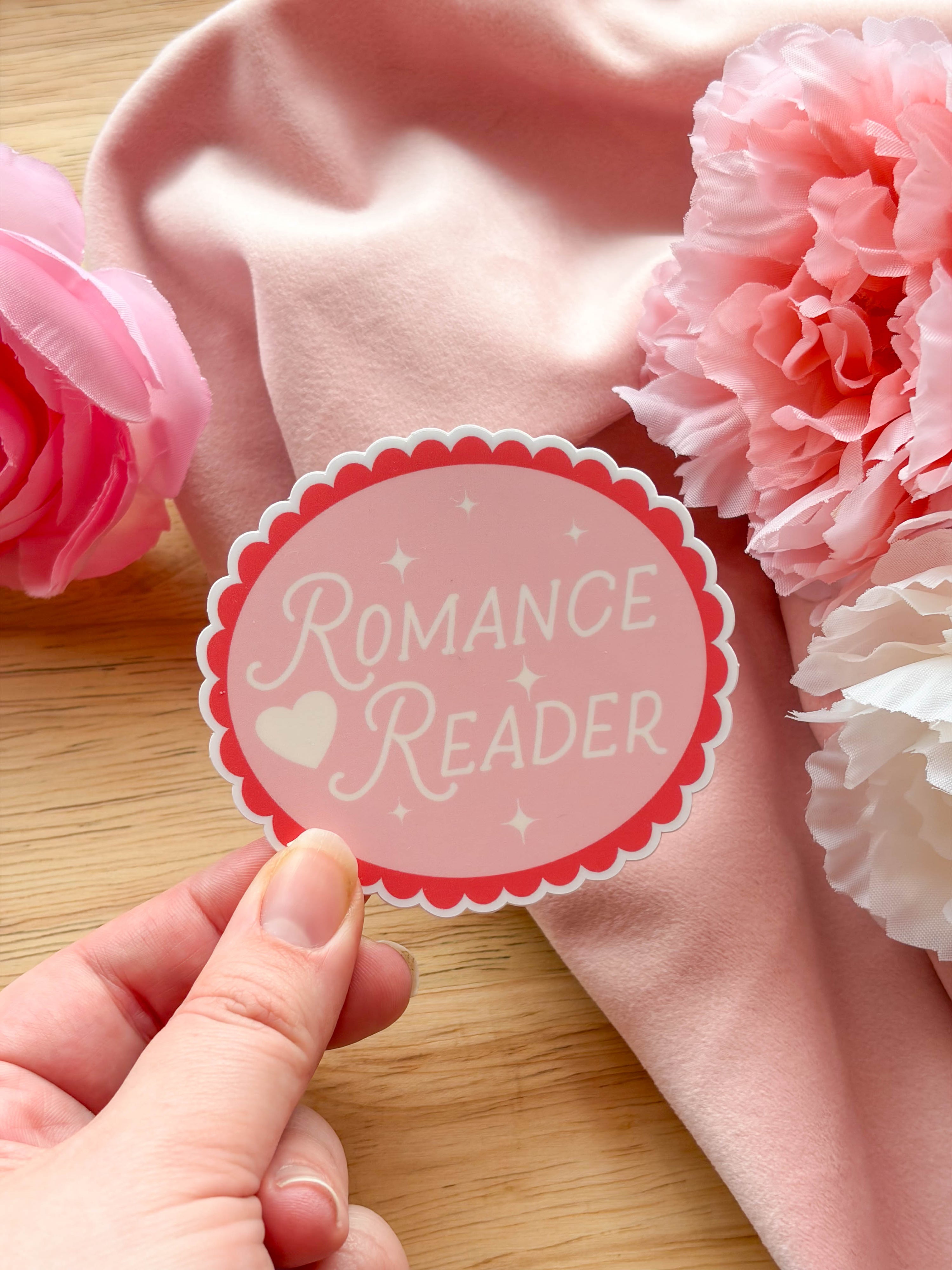 Romance Reader Sticker