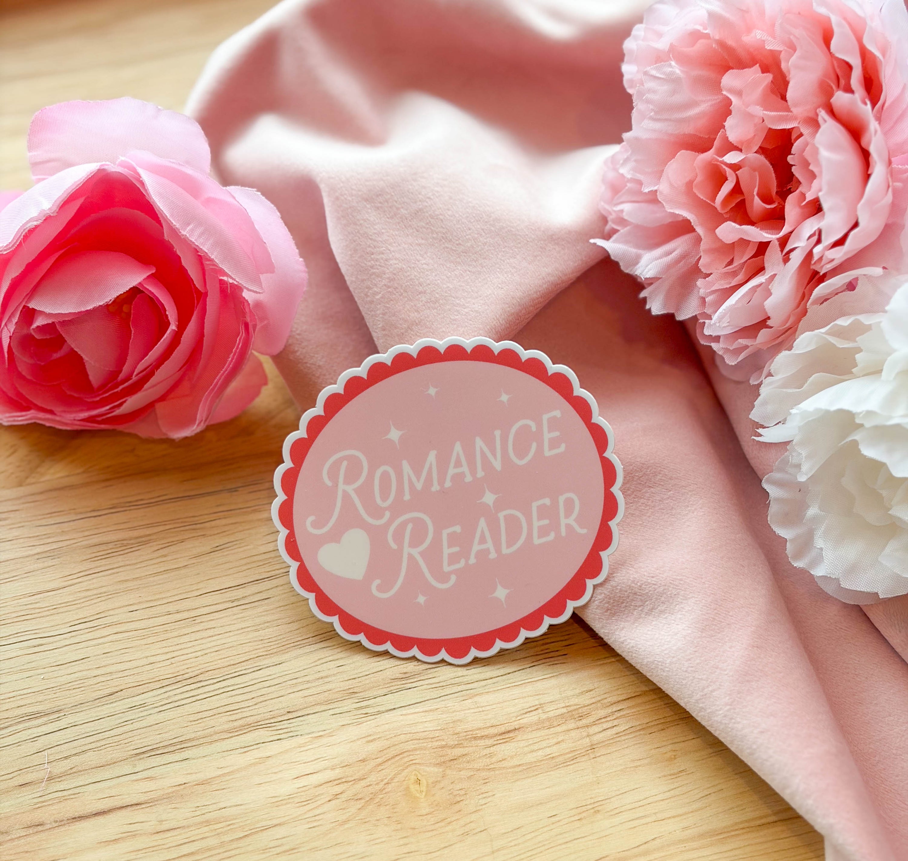 Romance Reader Sticker