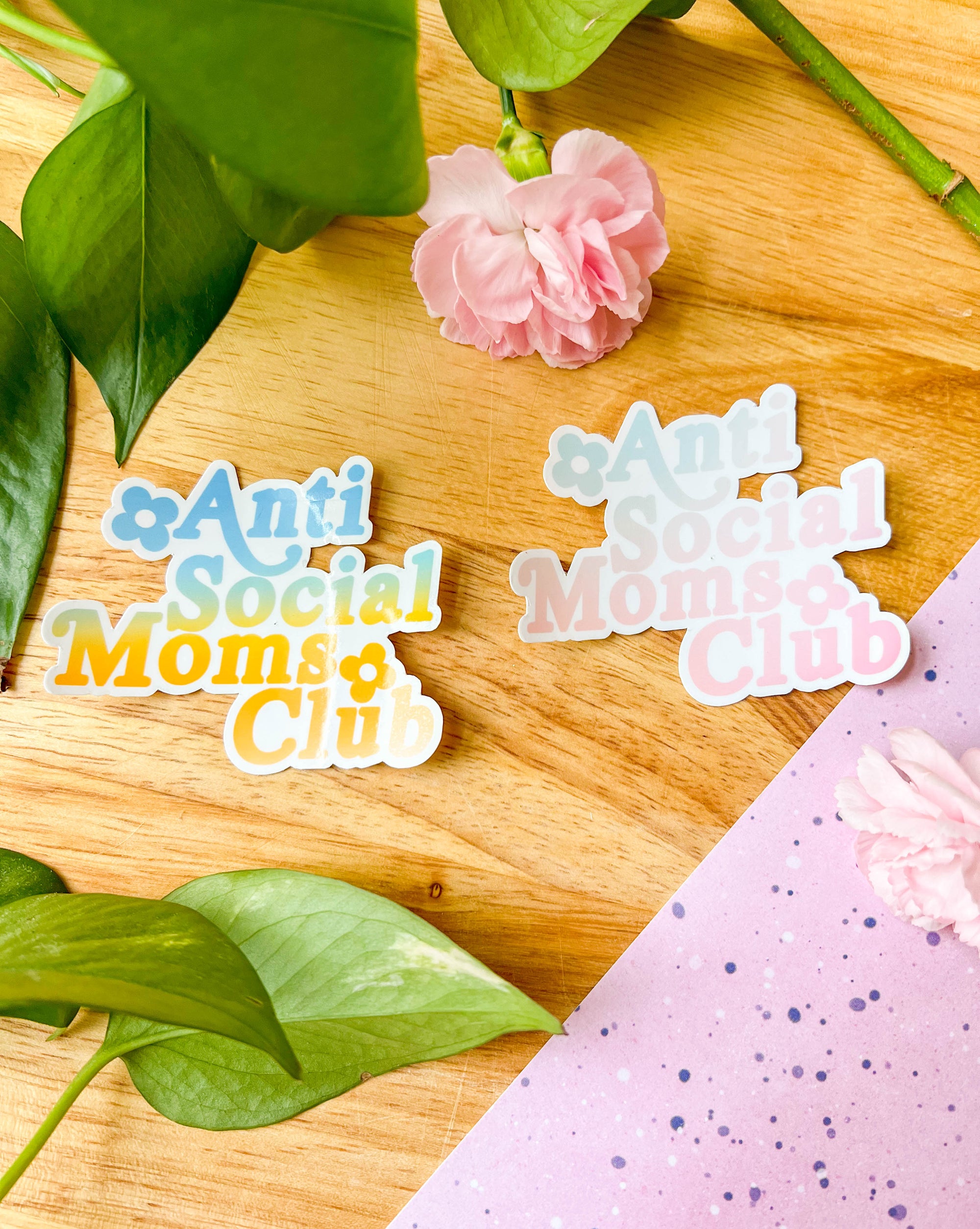 Anti Social Moms Club Sticker