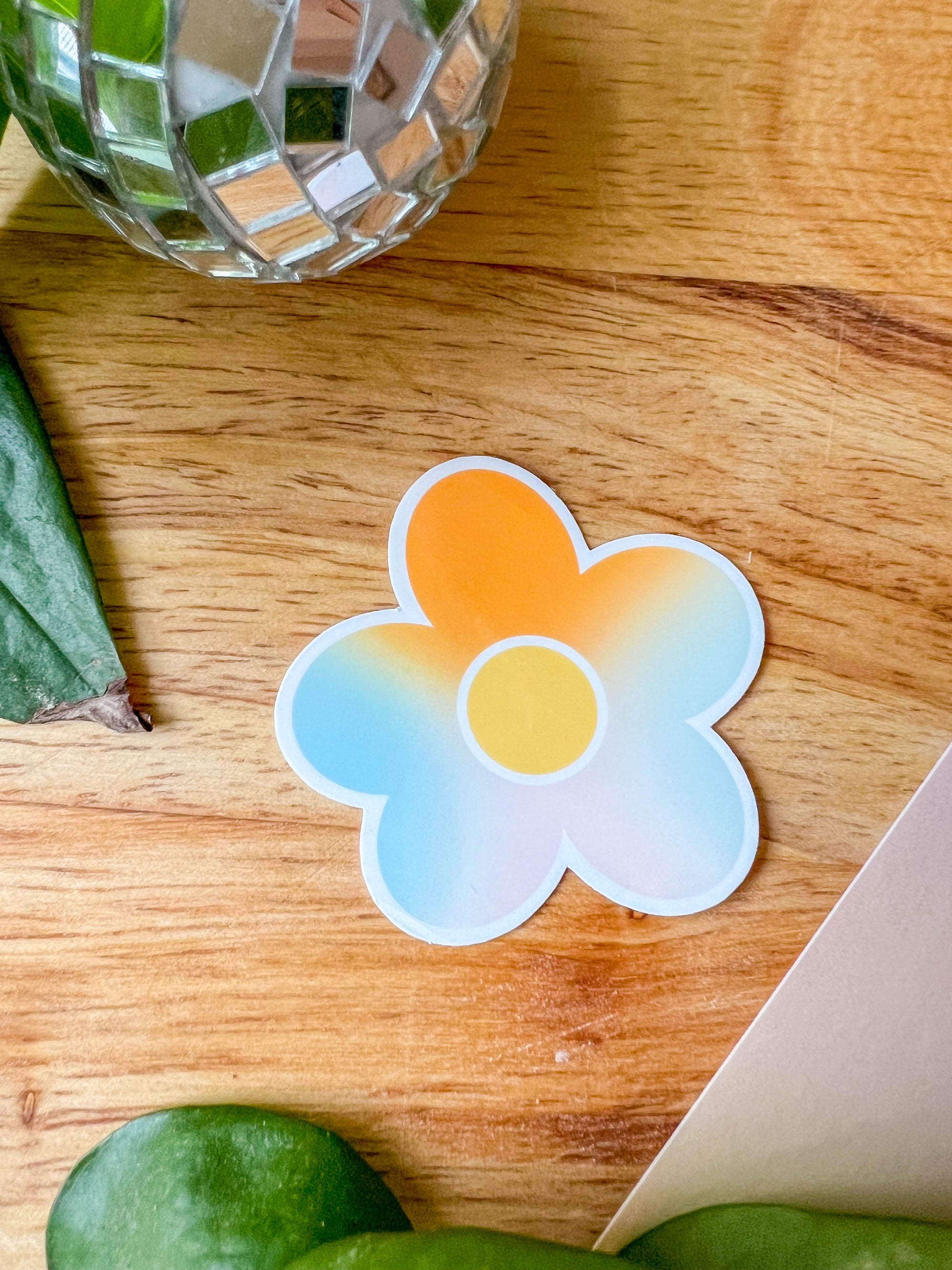 Rainbow Flower Sticker