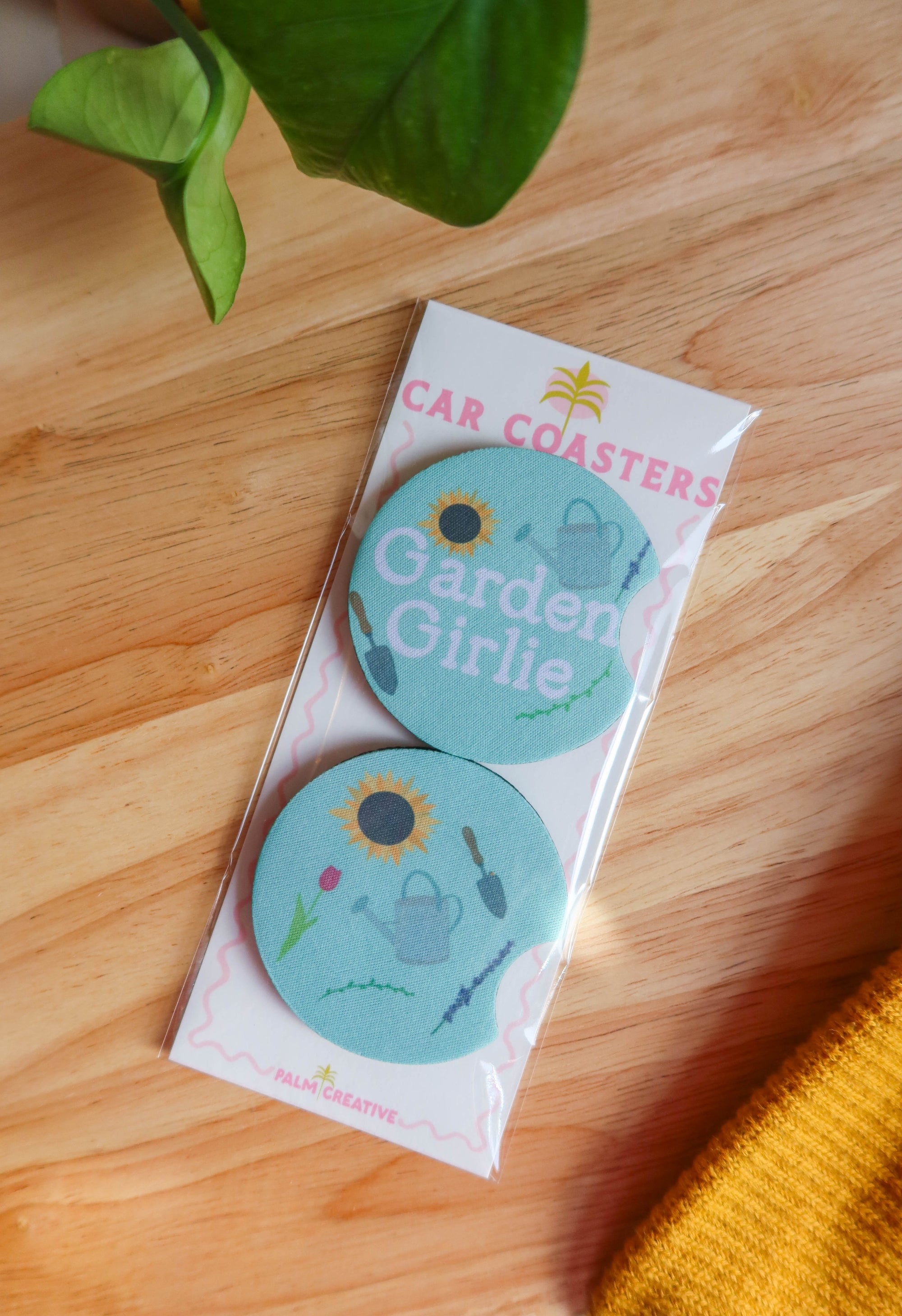 Garden Girlie Car Coaster