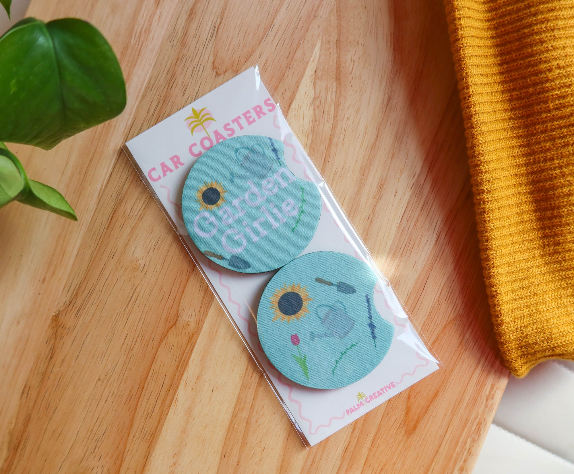 Garden Girlie Car Coaster