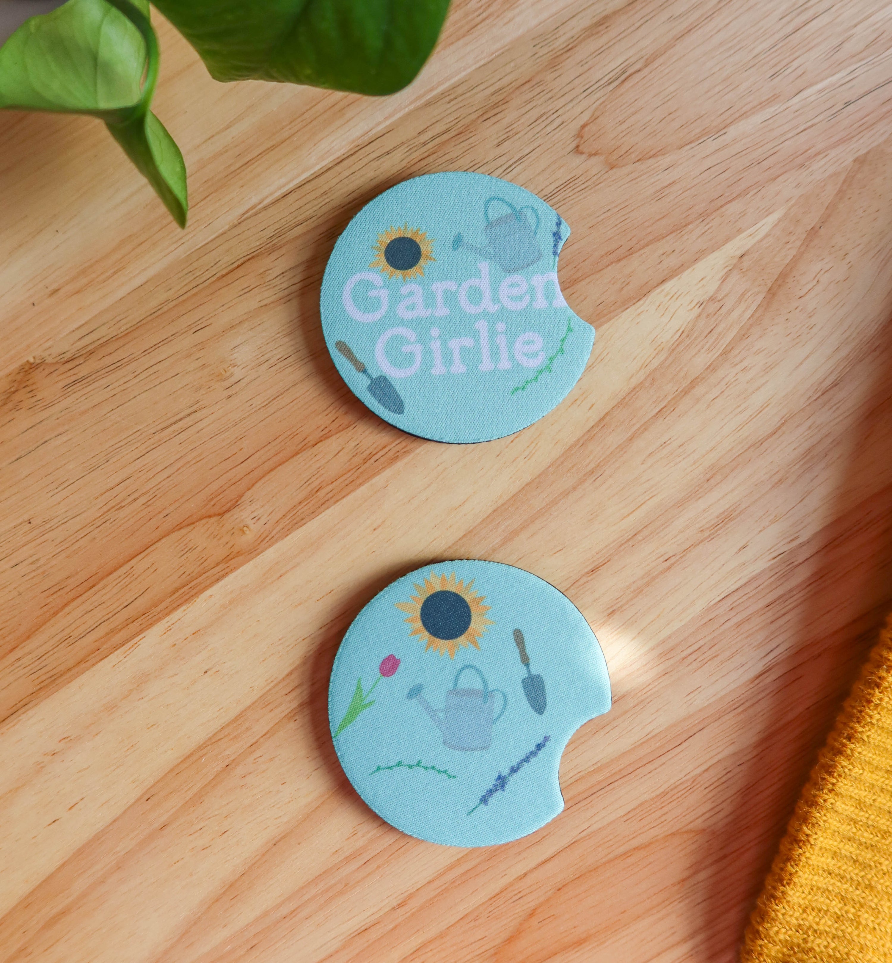 Garden Girlie Car Coaster