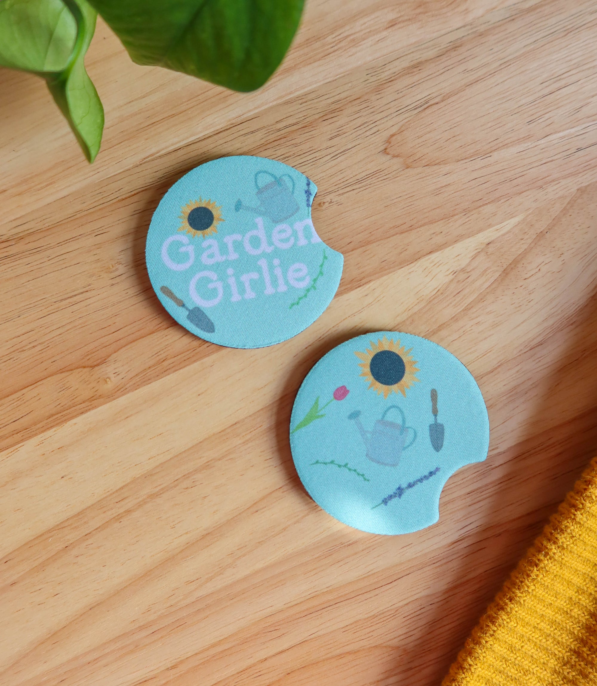 Garden Girlie Car Coaster