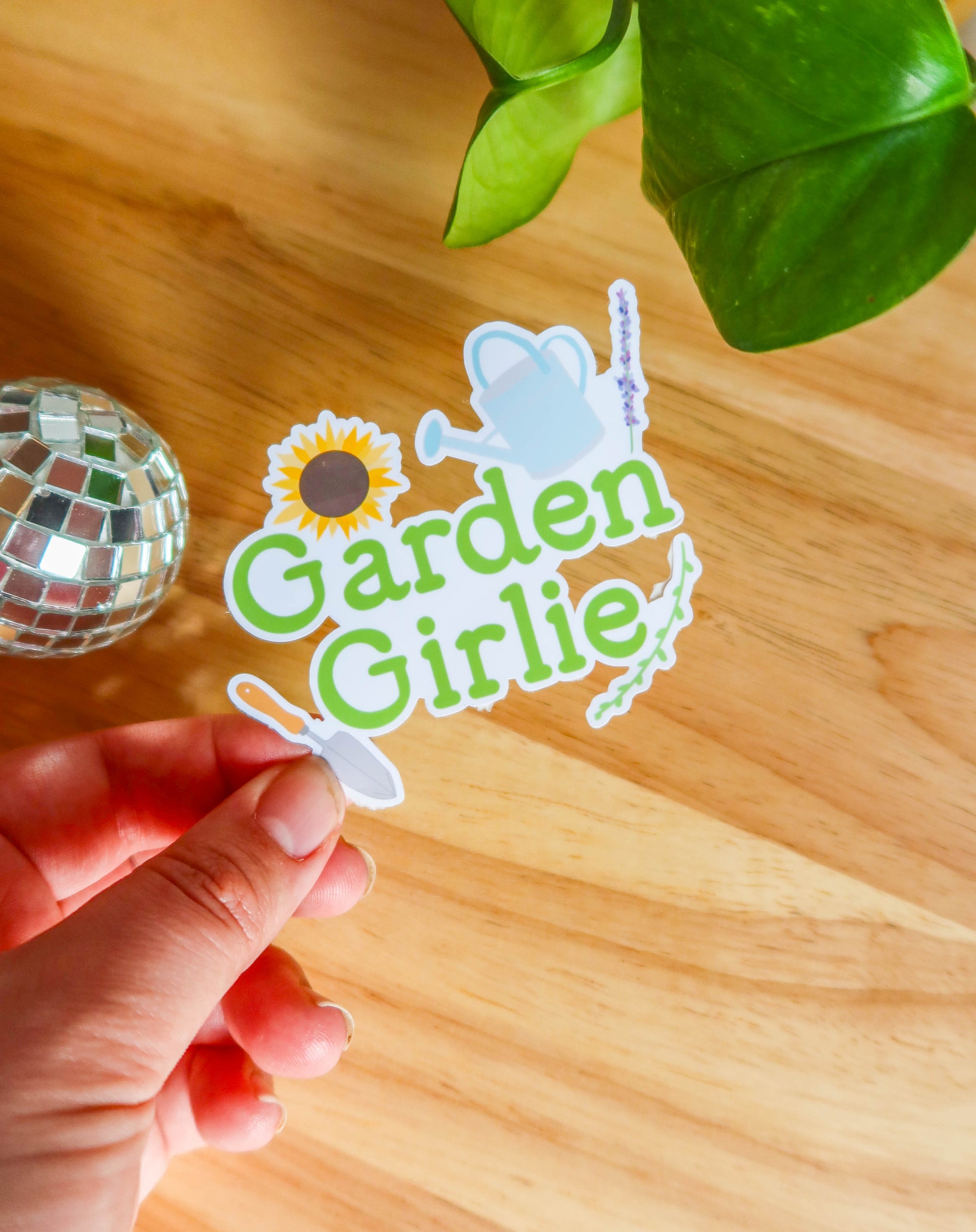 Garden Girlie Sticker