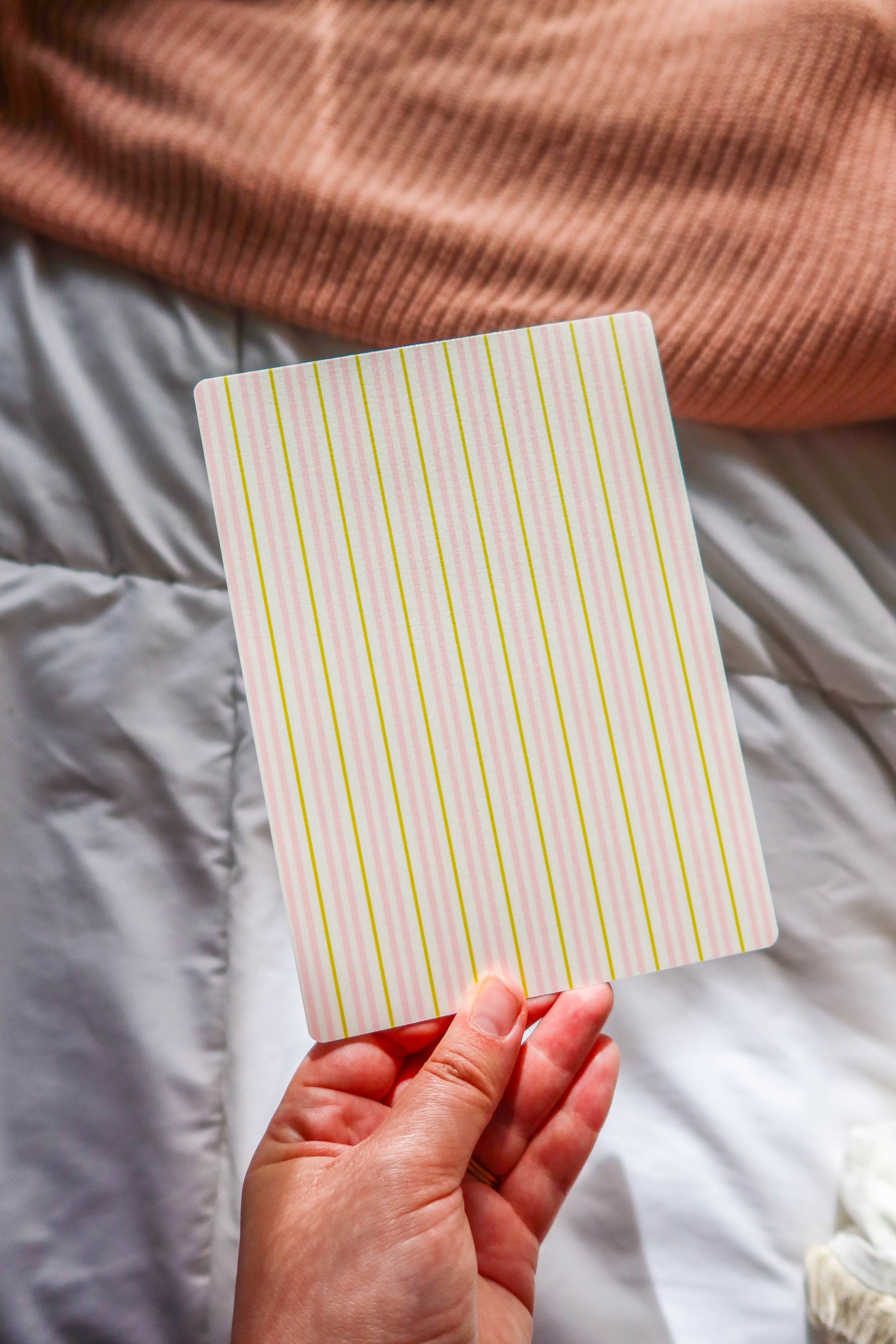 Pink+Green Stripe Kindle Case Insert