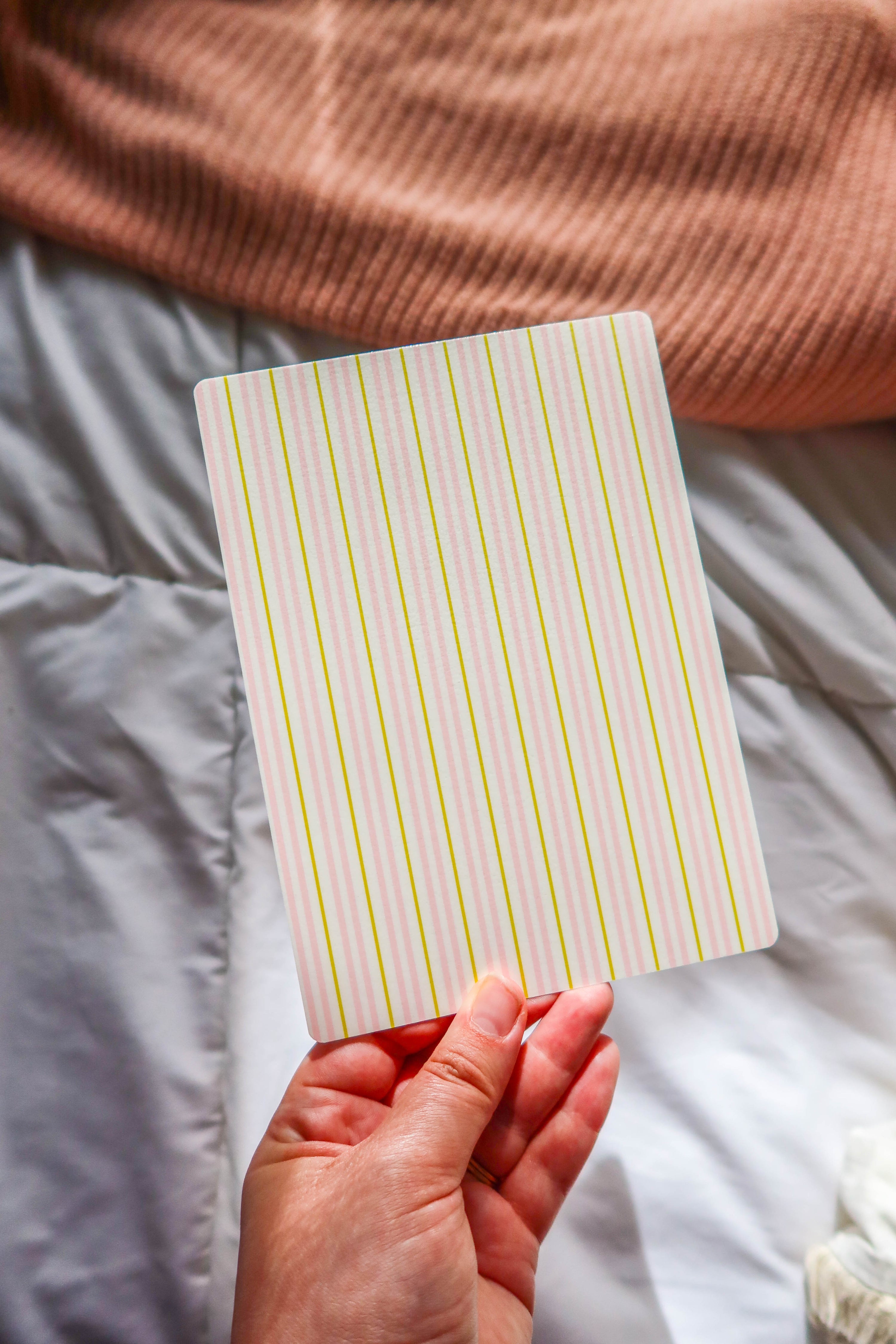 Pink+Green Stripe Kindle Case Insert