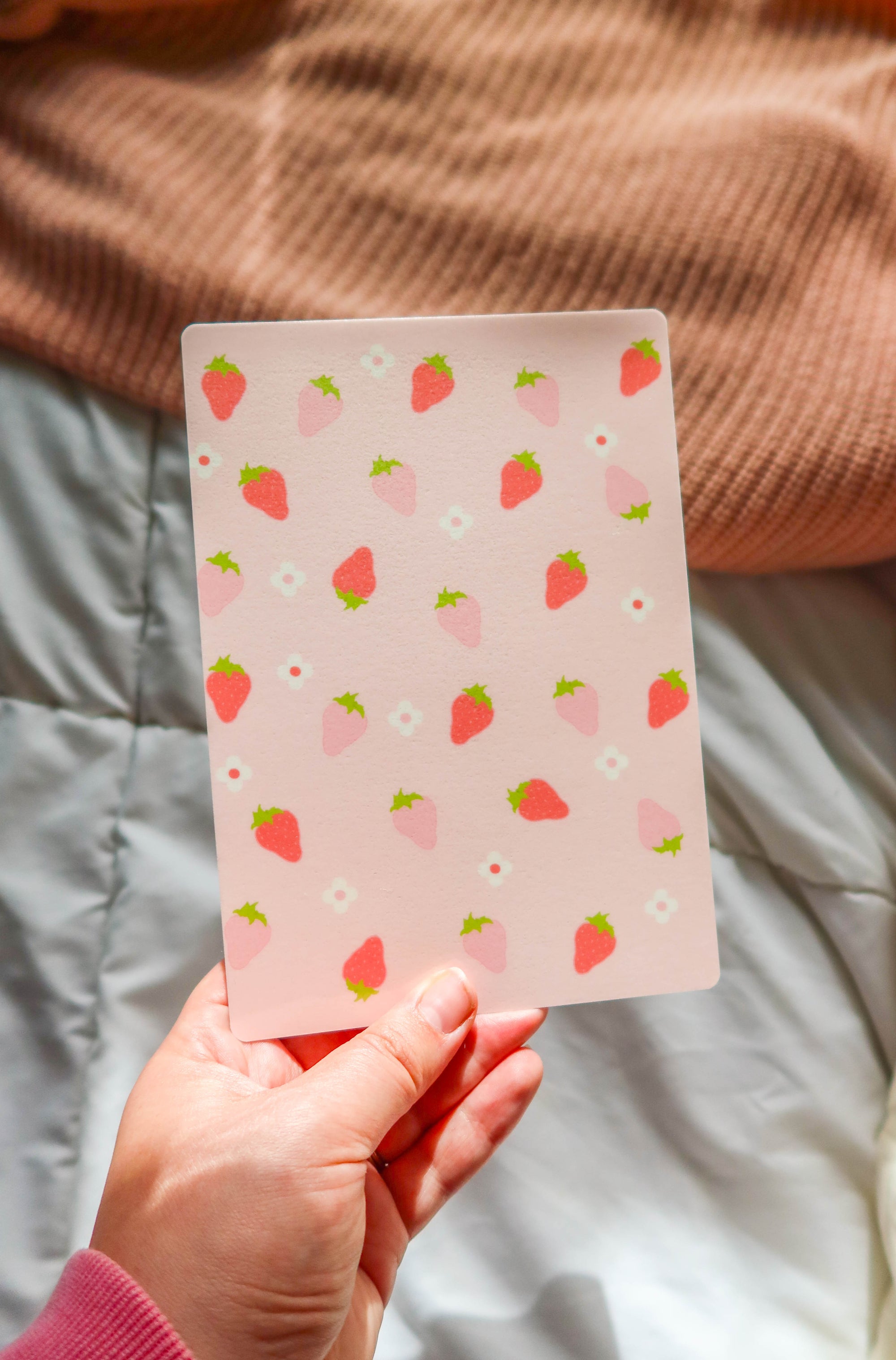 Pink Strawberry Kindle Case Insert