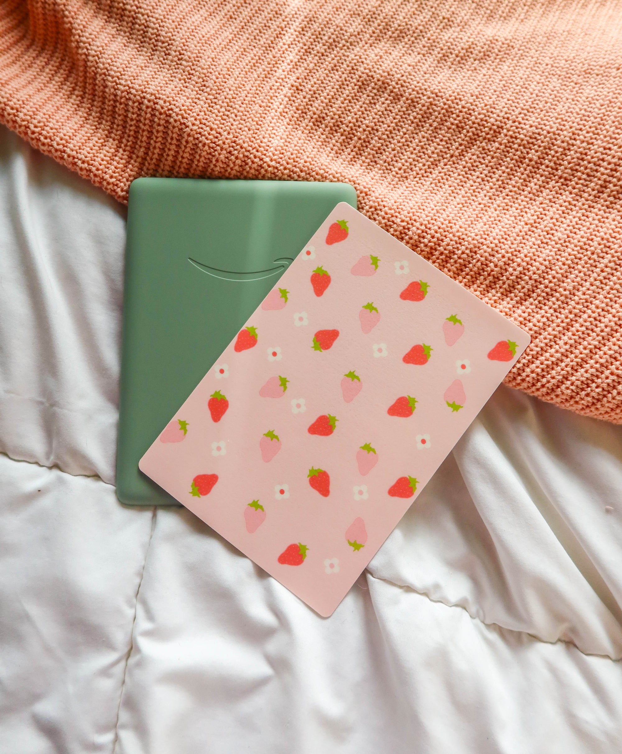 Pink Strawberry Kindle Case Insert