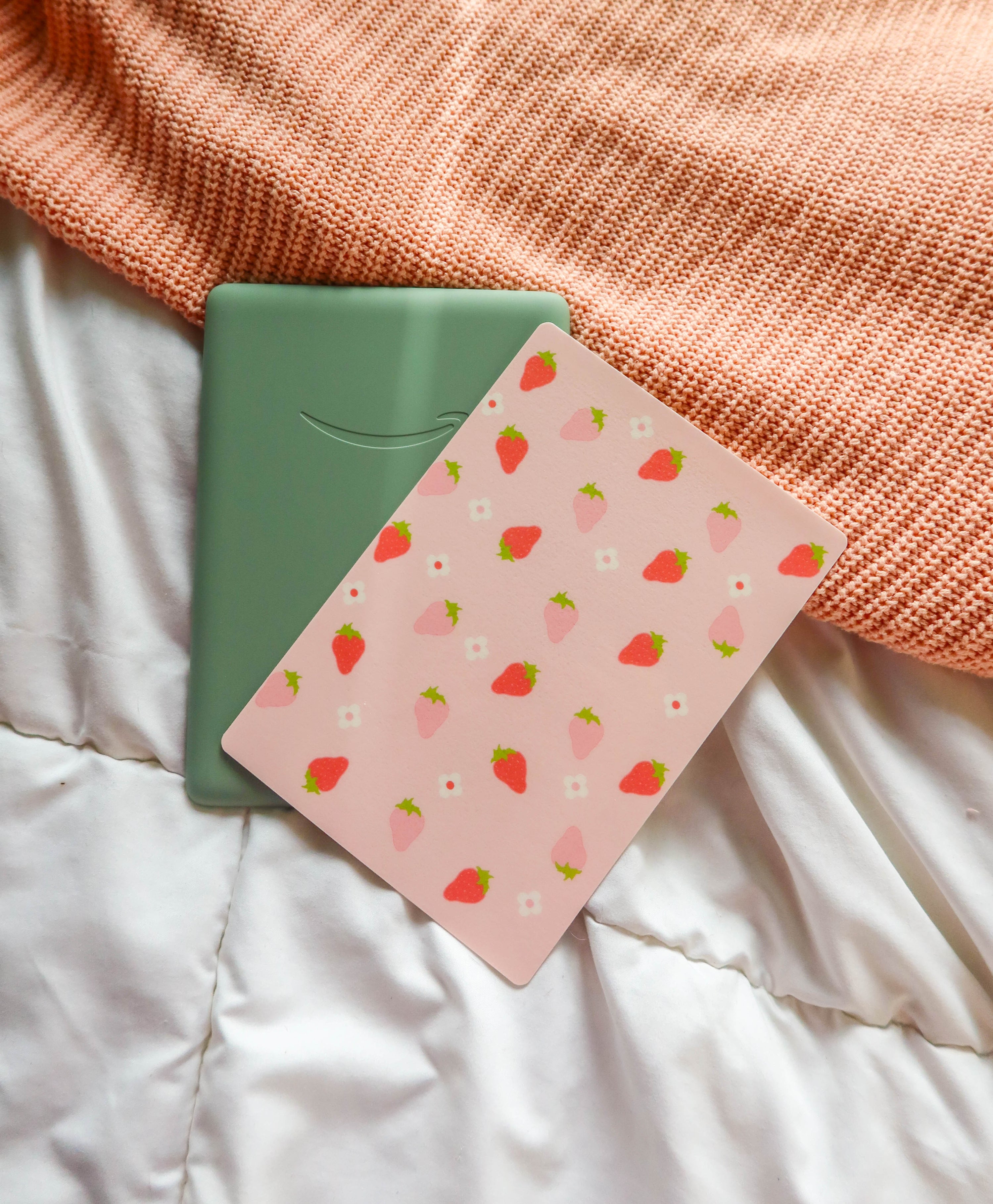 Pink Strawberry Kindle Case Insert