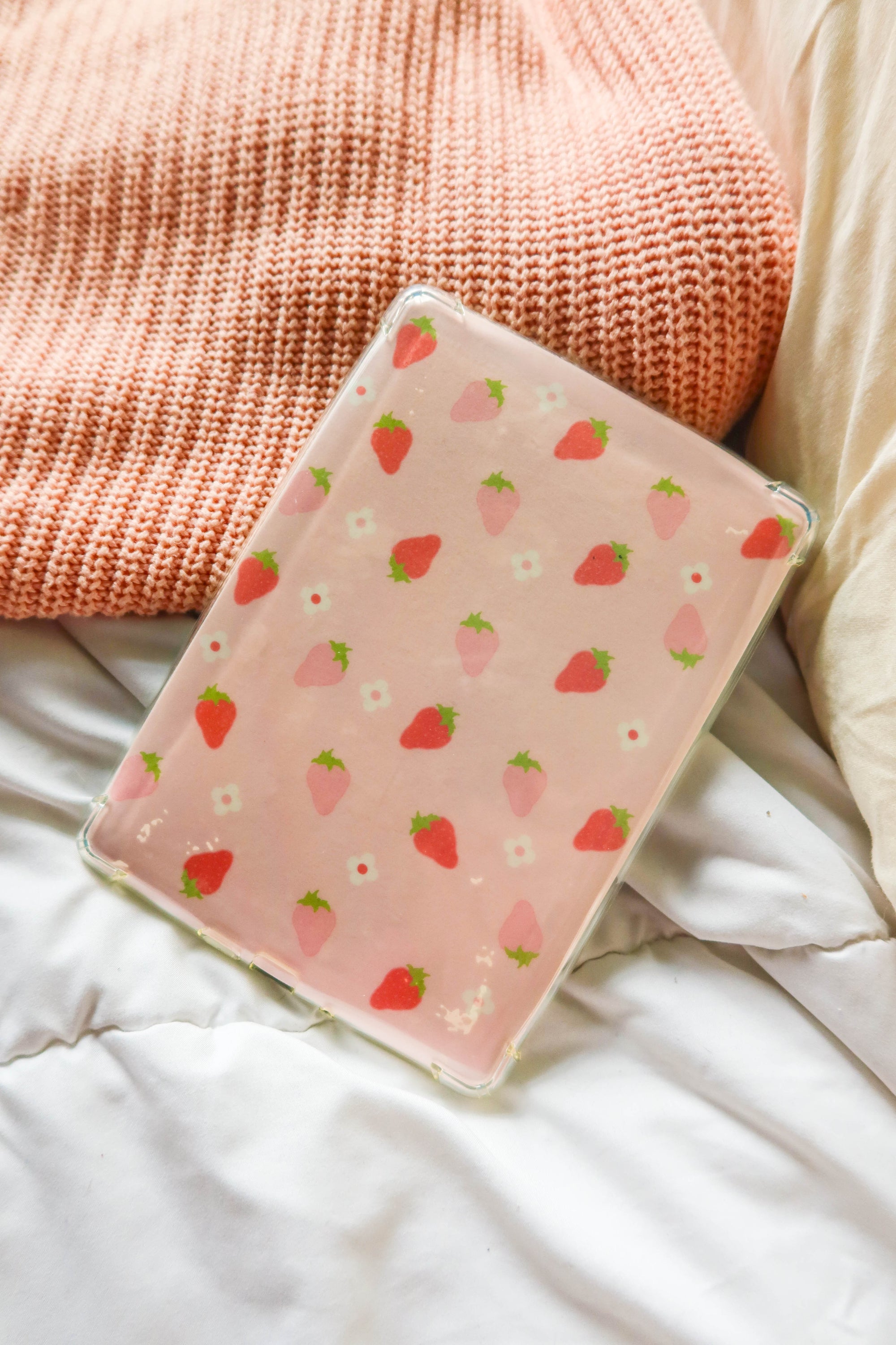 Pink Strawberry Kindle Case Insert