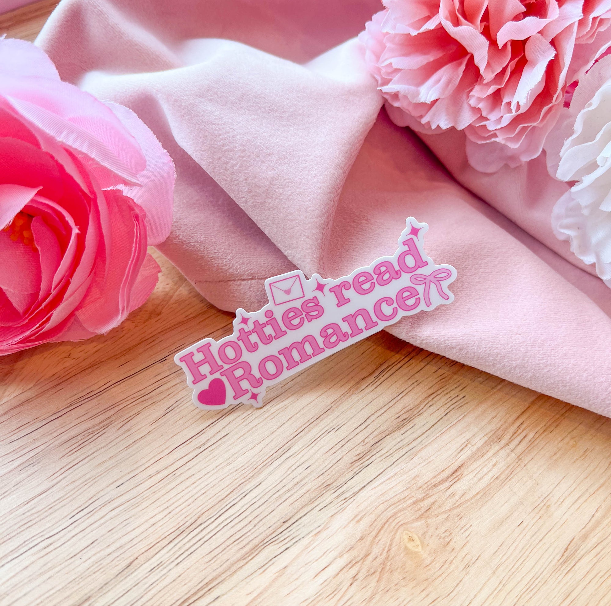 Hotties Read Romance Sticker