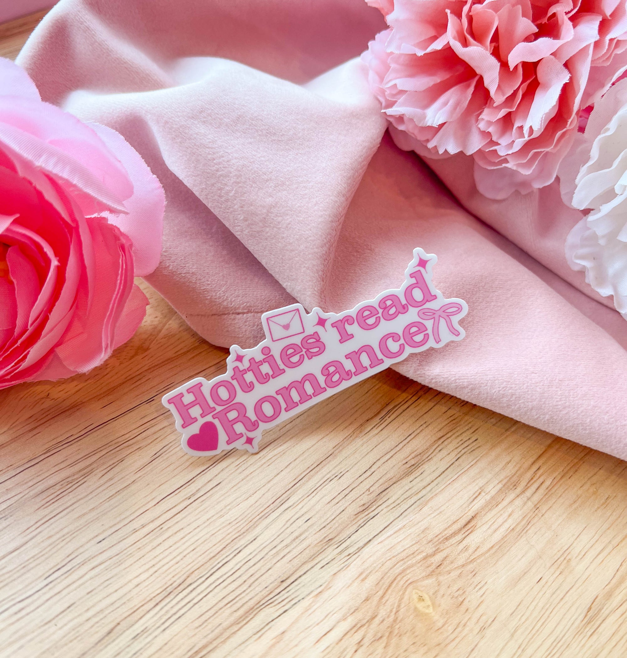 Hotties Read Romance Sticker