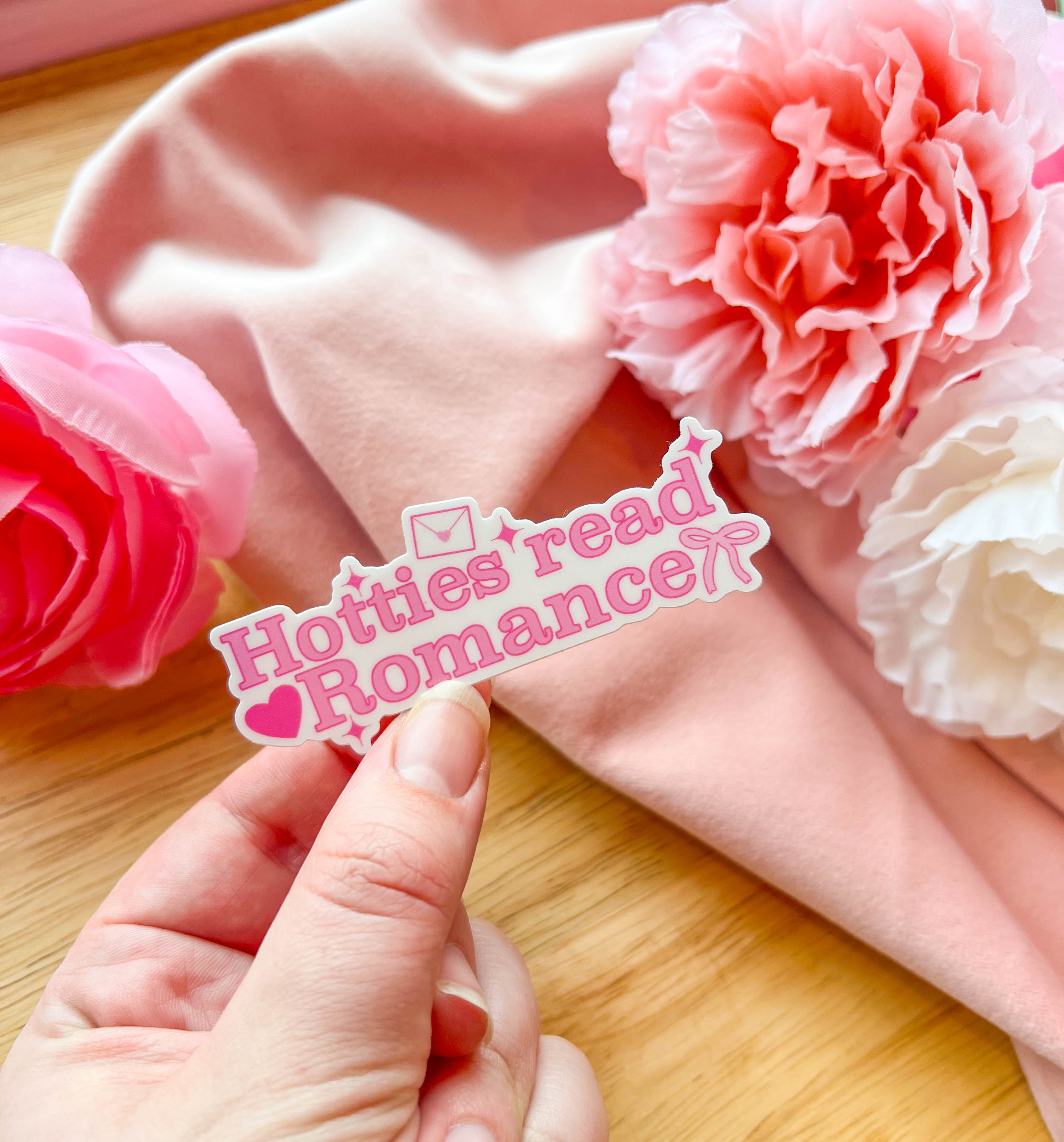 Hotties Read Romance Sticker