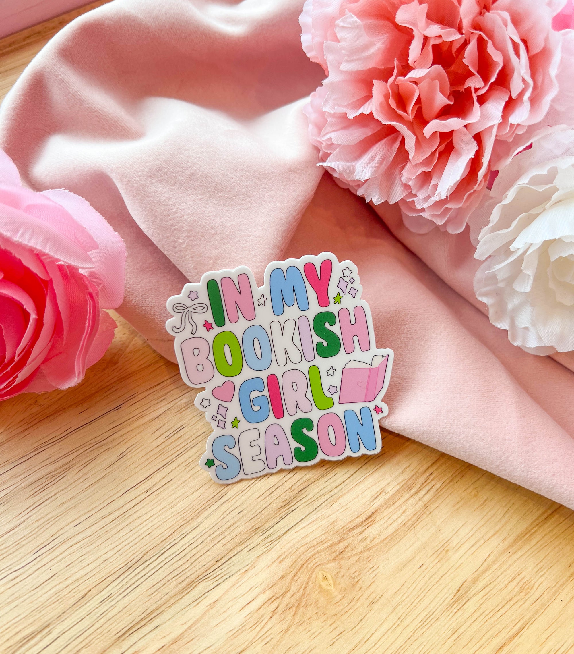 In my Bookish Girl Season Sticker