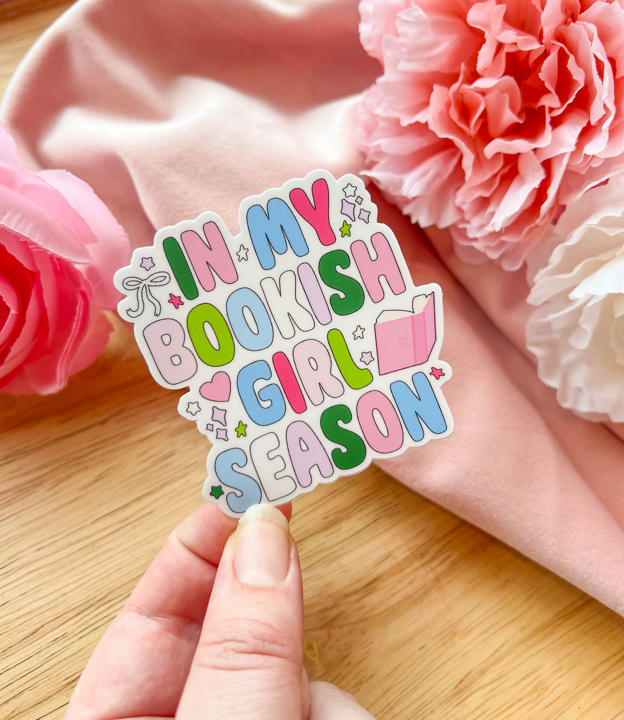 In my Bookish Girl Season Sticker