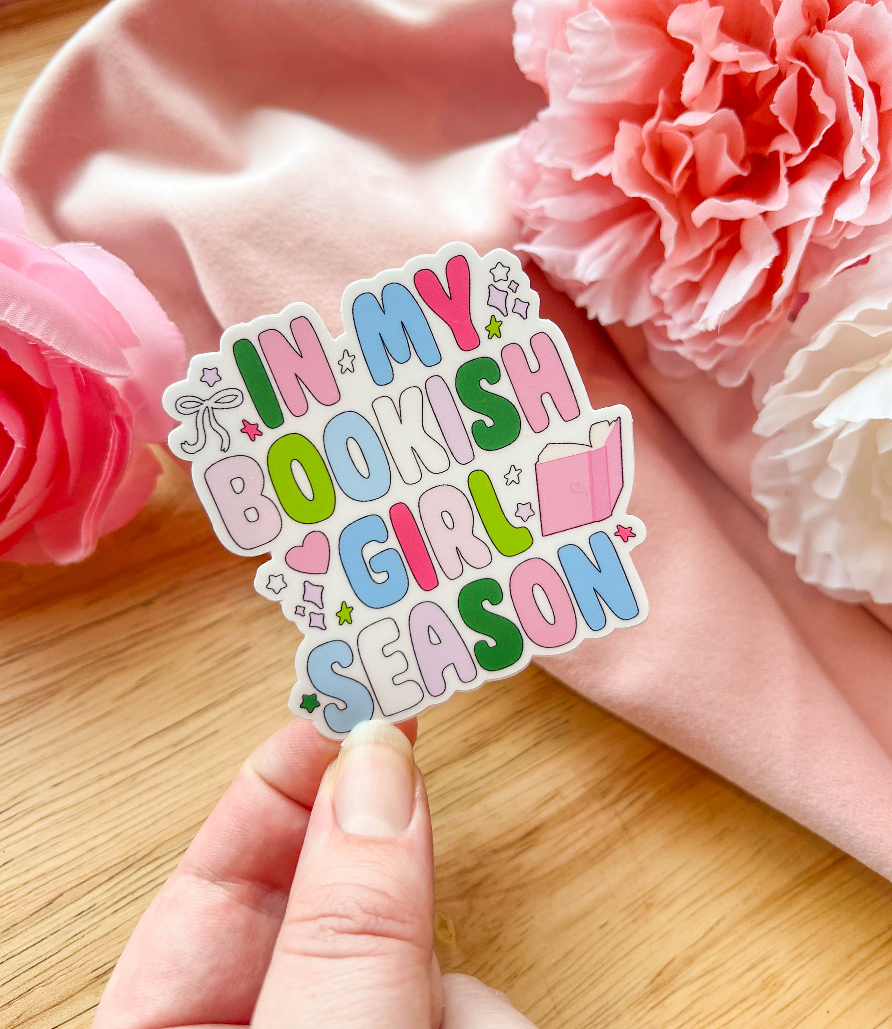 In my Bookish Girl Season Sticker