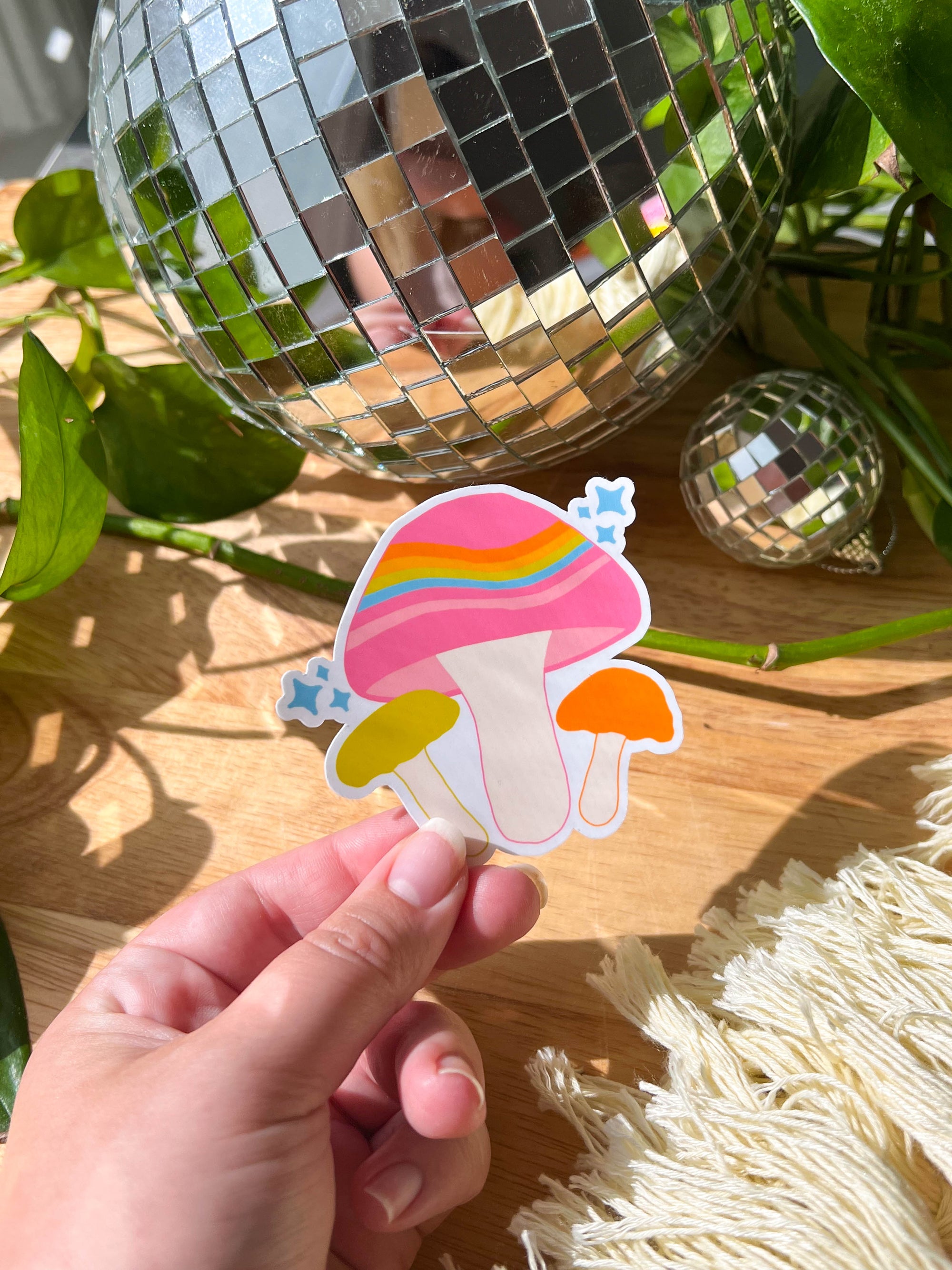 Groovy Mushroom Sticker