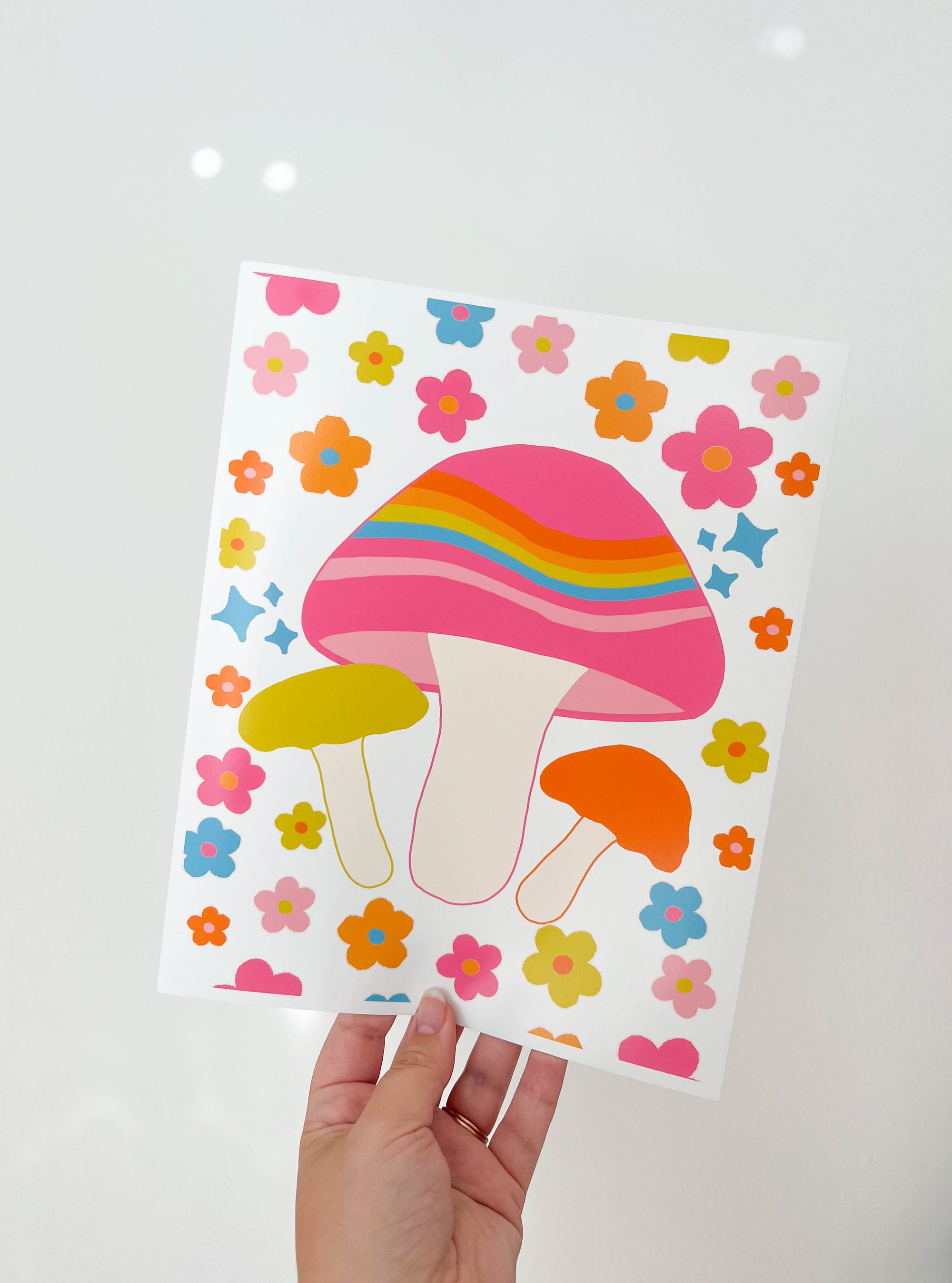 Groovy Mushroom Print