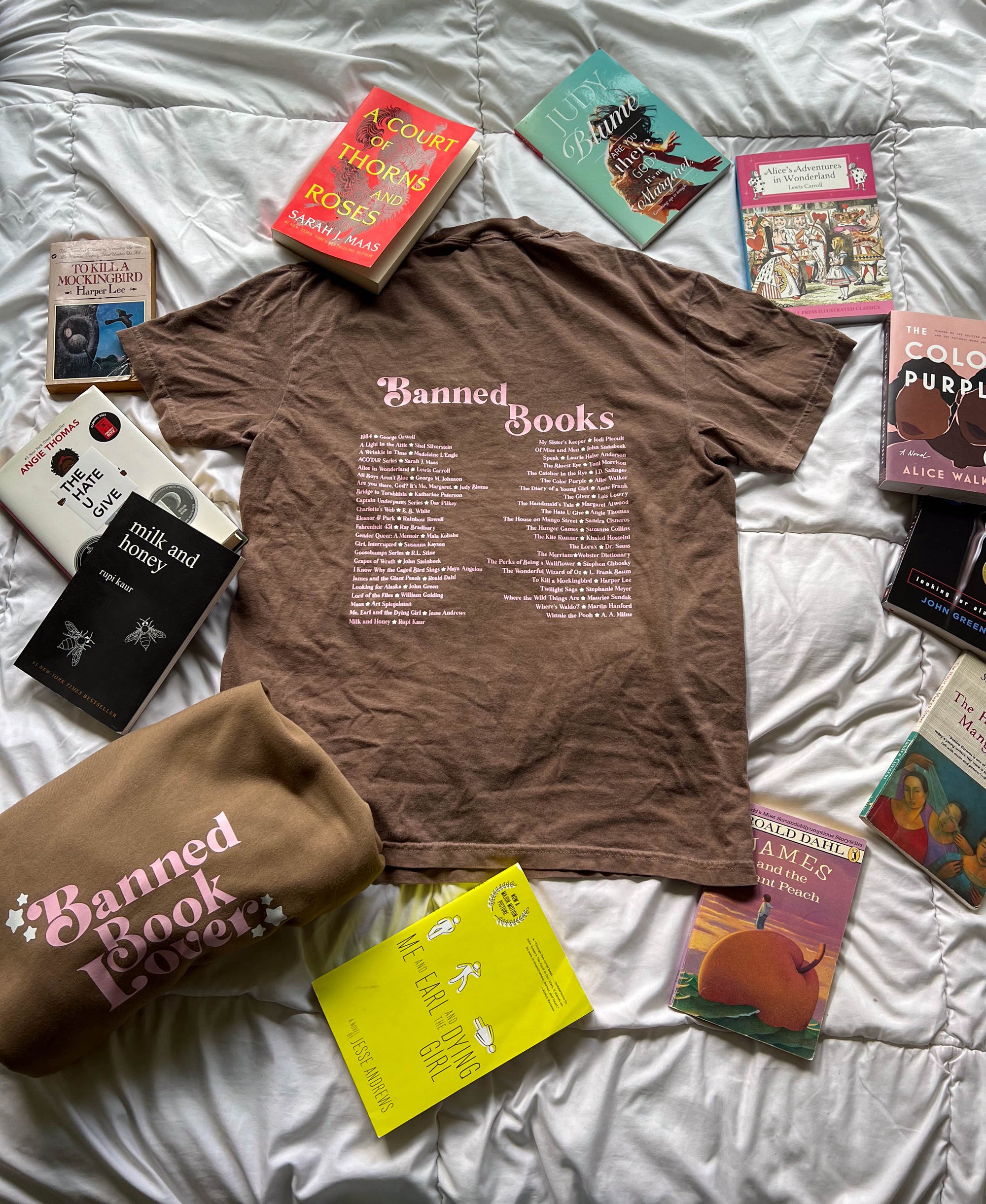 Pink Espresso Banned Book Lover T-Shirt