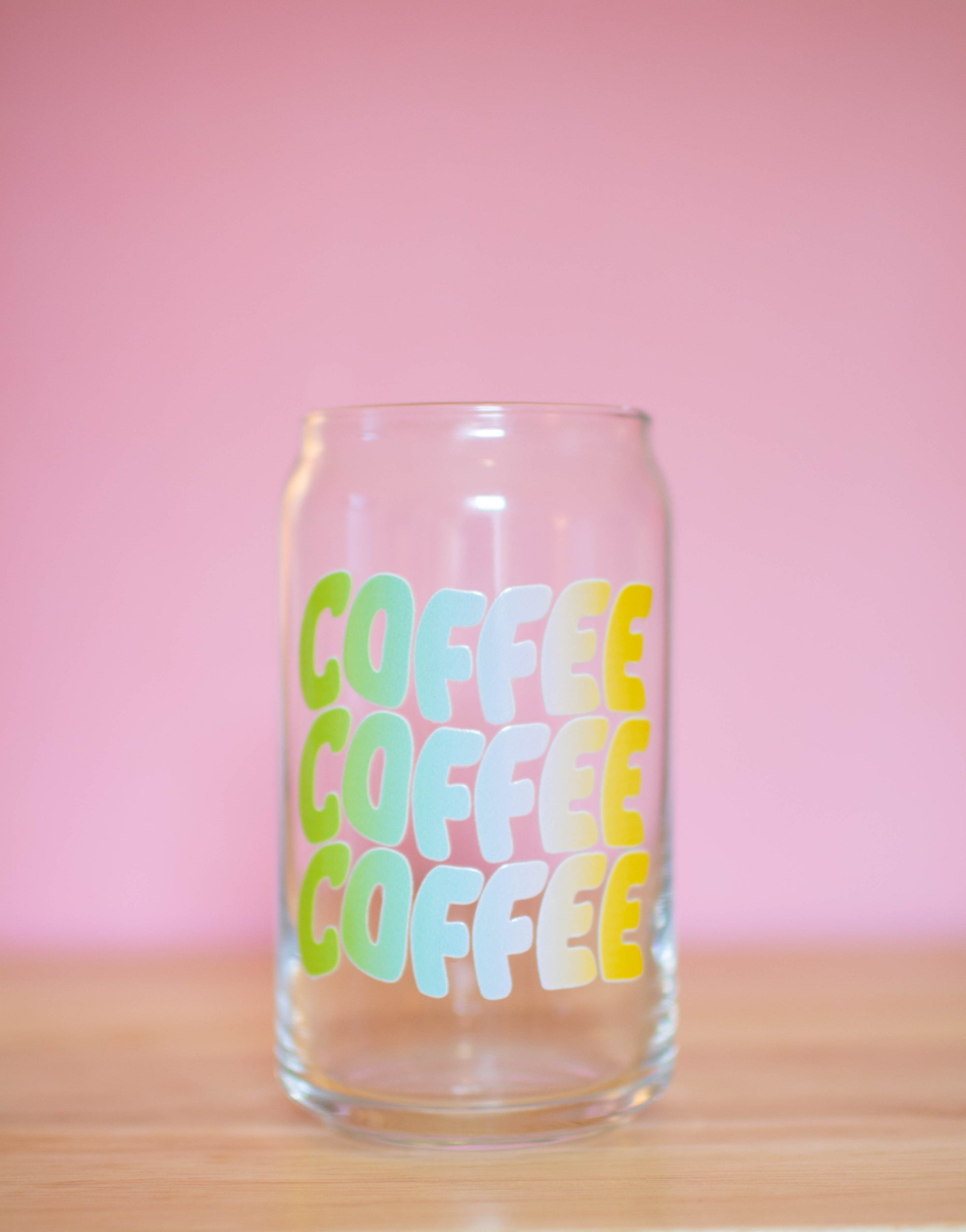Coffee Coffee Coffee Rainbow 16oz Cup